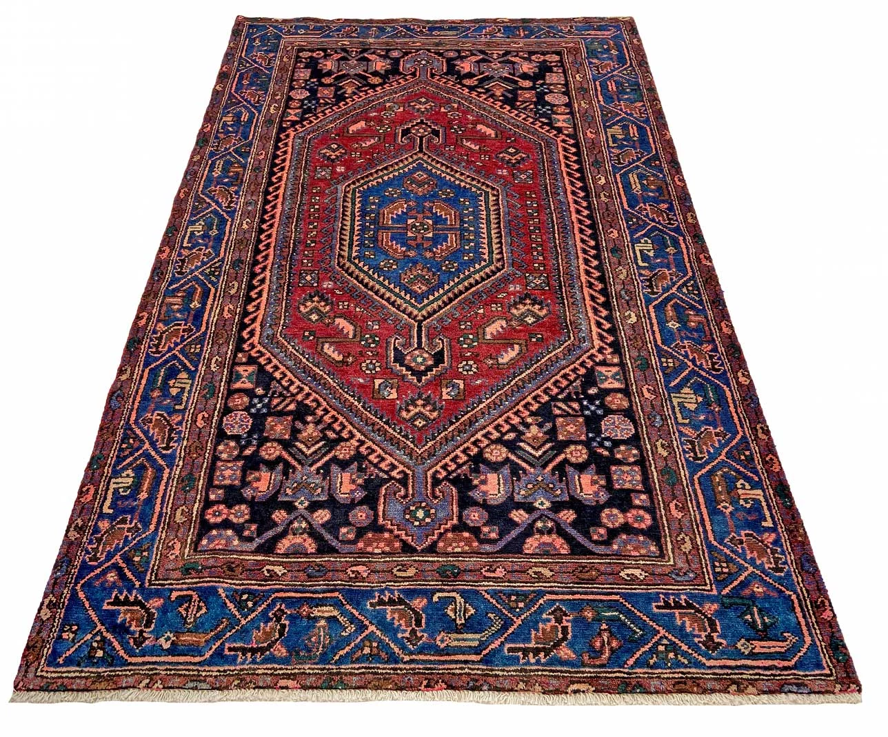 belutsch-teppich-218-x-134-cm-120000-knoten-handgeknupft-1 Handgeknüpfter Baluch Perserteppich 218 × 134 cm