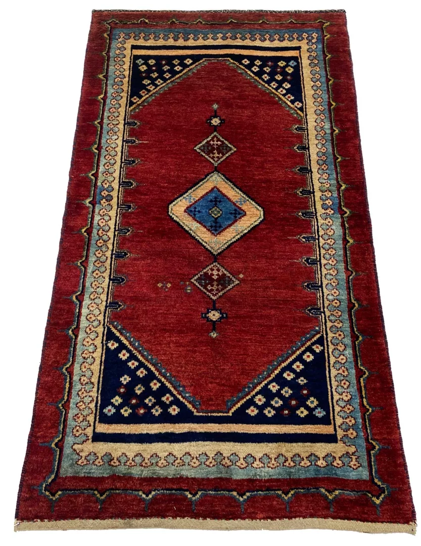 Handgeknüpfter Gabbeh Perserteppich 157 × 81 cm
