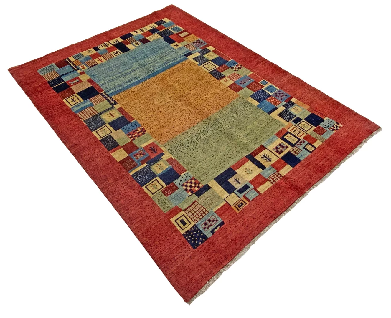 Gabbeh Perserteppich 245 × 181 cm aus Wolle, handgeknüpft