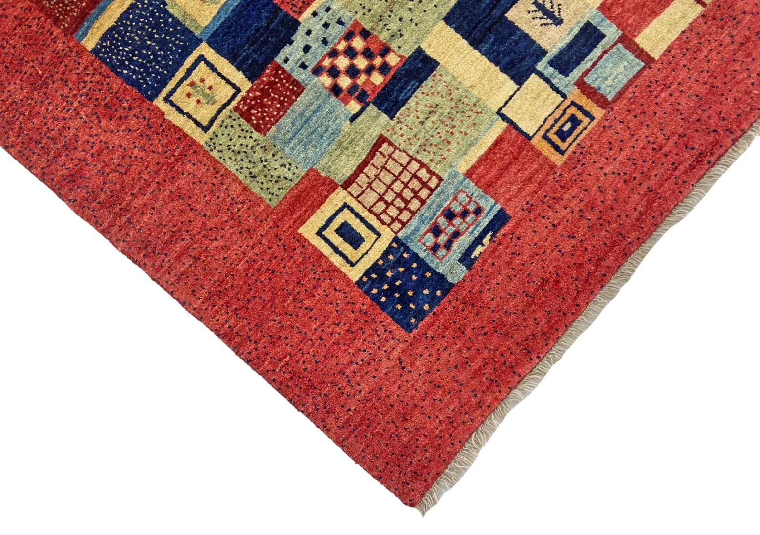 Gabbeh Perserteppich 245 × 181 cm aus Wolle, handgeknüpft