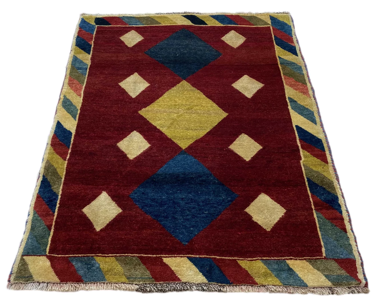Handgeknüpfter Gabbeh Perserteppich, 143 × 106 cm, Wolle