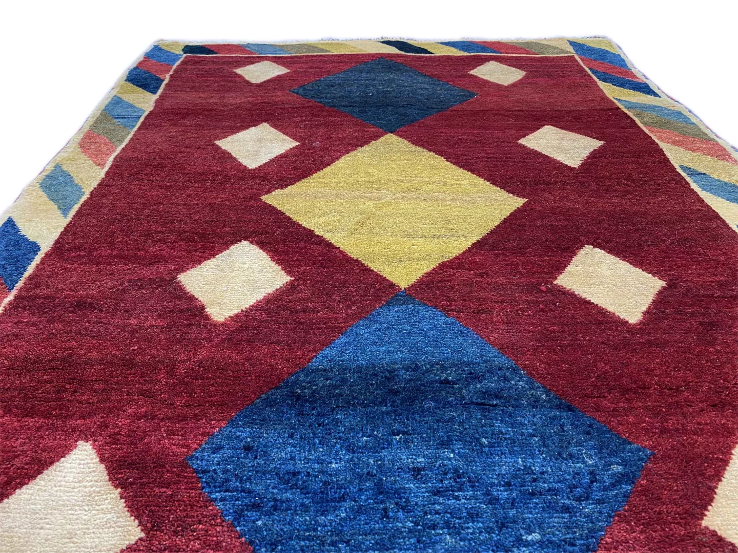 Handgeknüpfter Gabbeh Perserteppich, 143 × 106 cm, Wolle