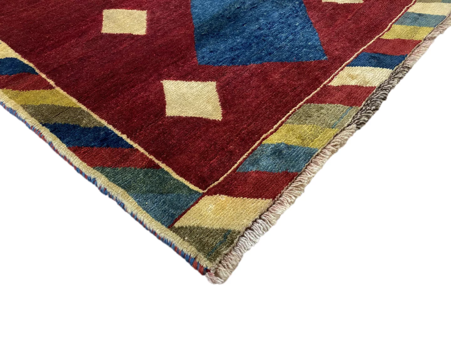 Handgeknüpfter Gabbeh Perserteppich, 143 × 106 cm, Wolle