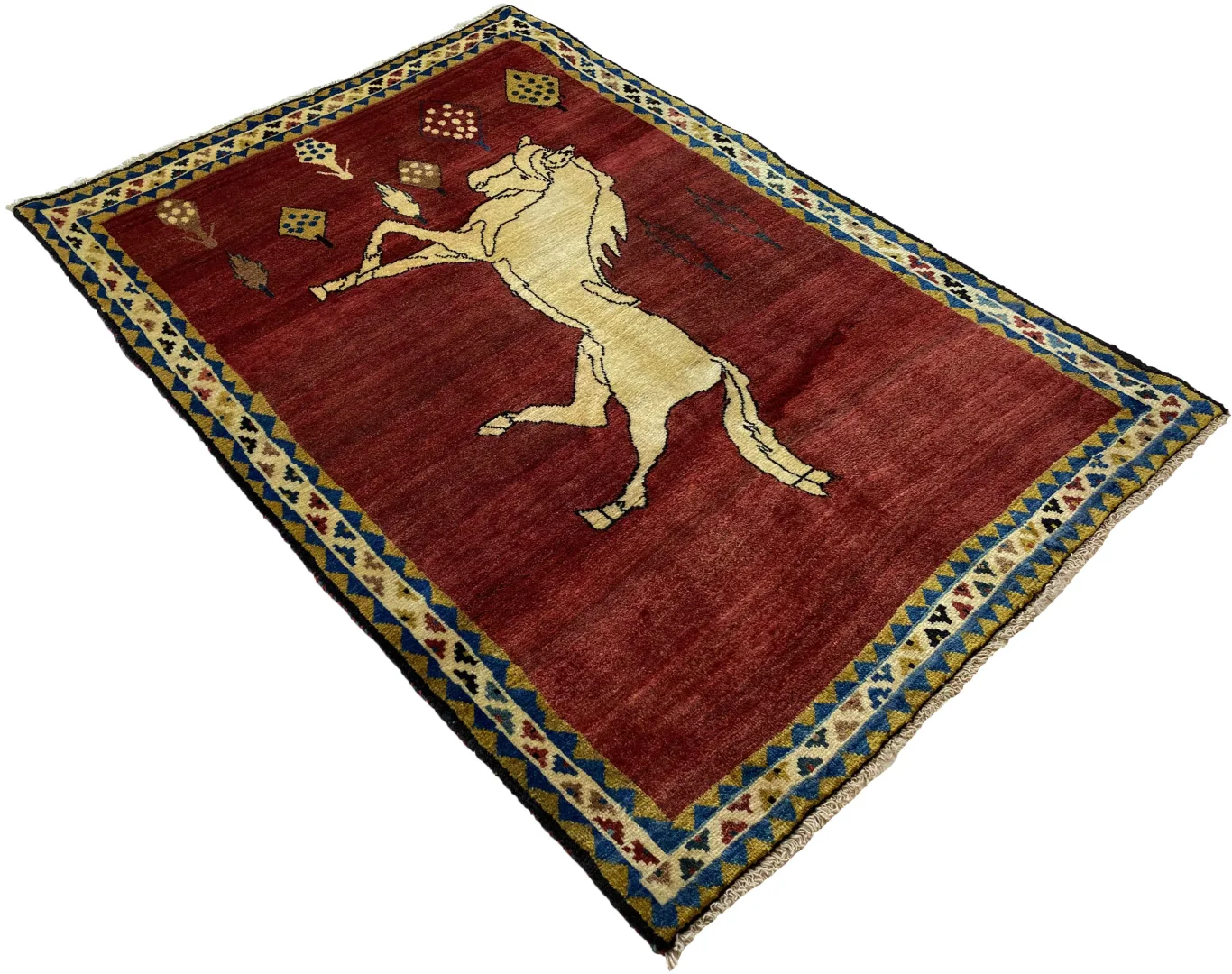 Handgeknüpfter Gabbeh Perserteppich, 171 × 121 cm, Wolle