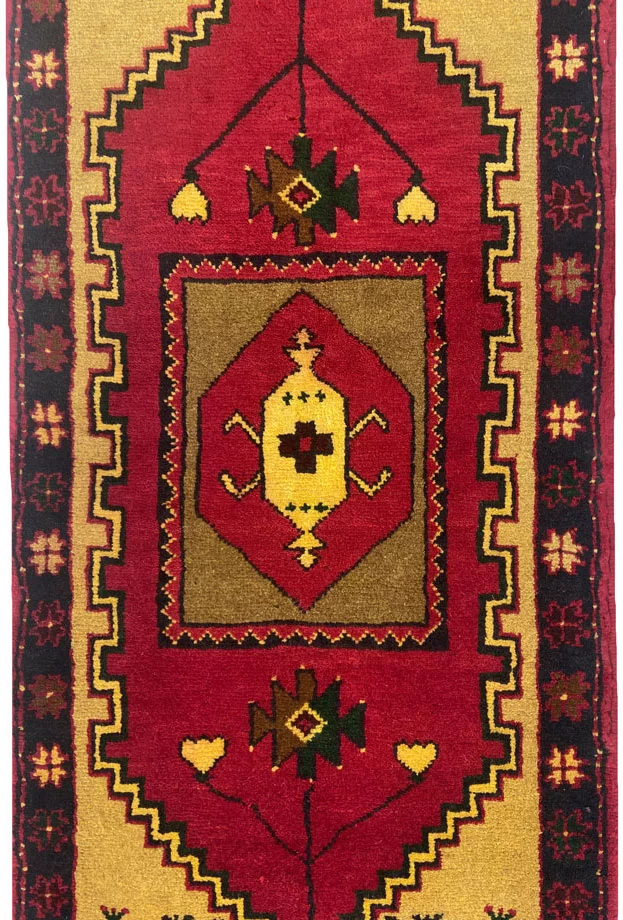 Perserteppich 260 × 64 cm aus Wolle, handgeknüpft