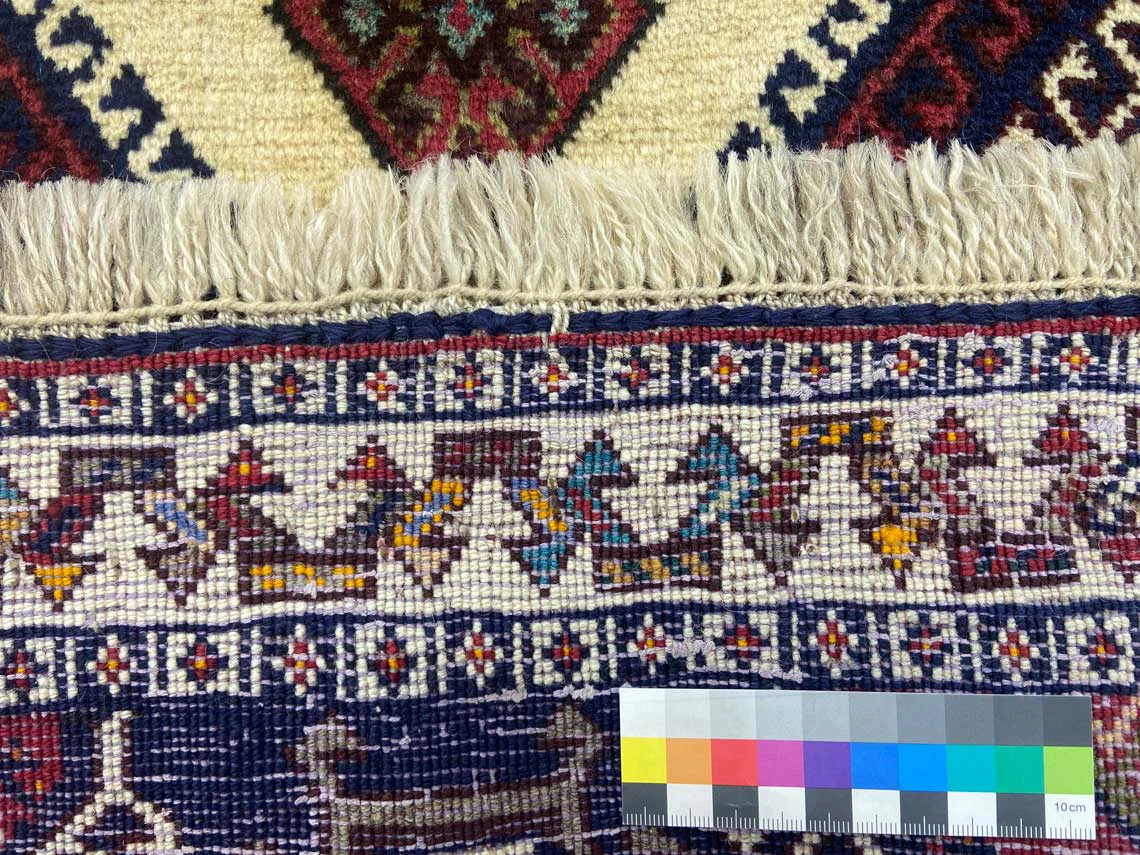 Handgeknüpfter Qashqai Perserteppich, 192 × 126 cm, Wolle