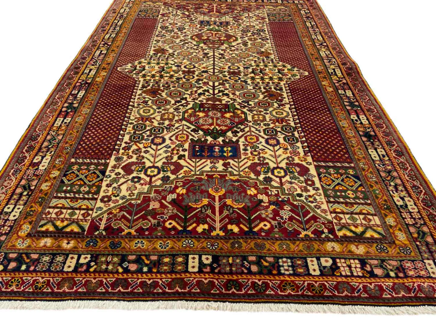 Handgeknüpfter Qashqai Perserteppich 200 × 126 cm