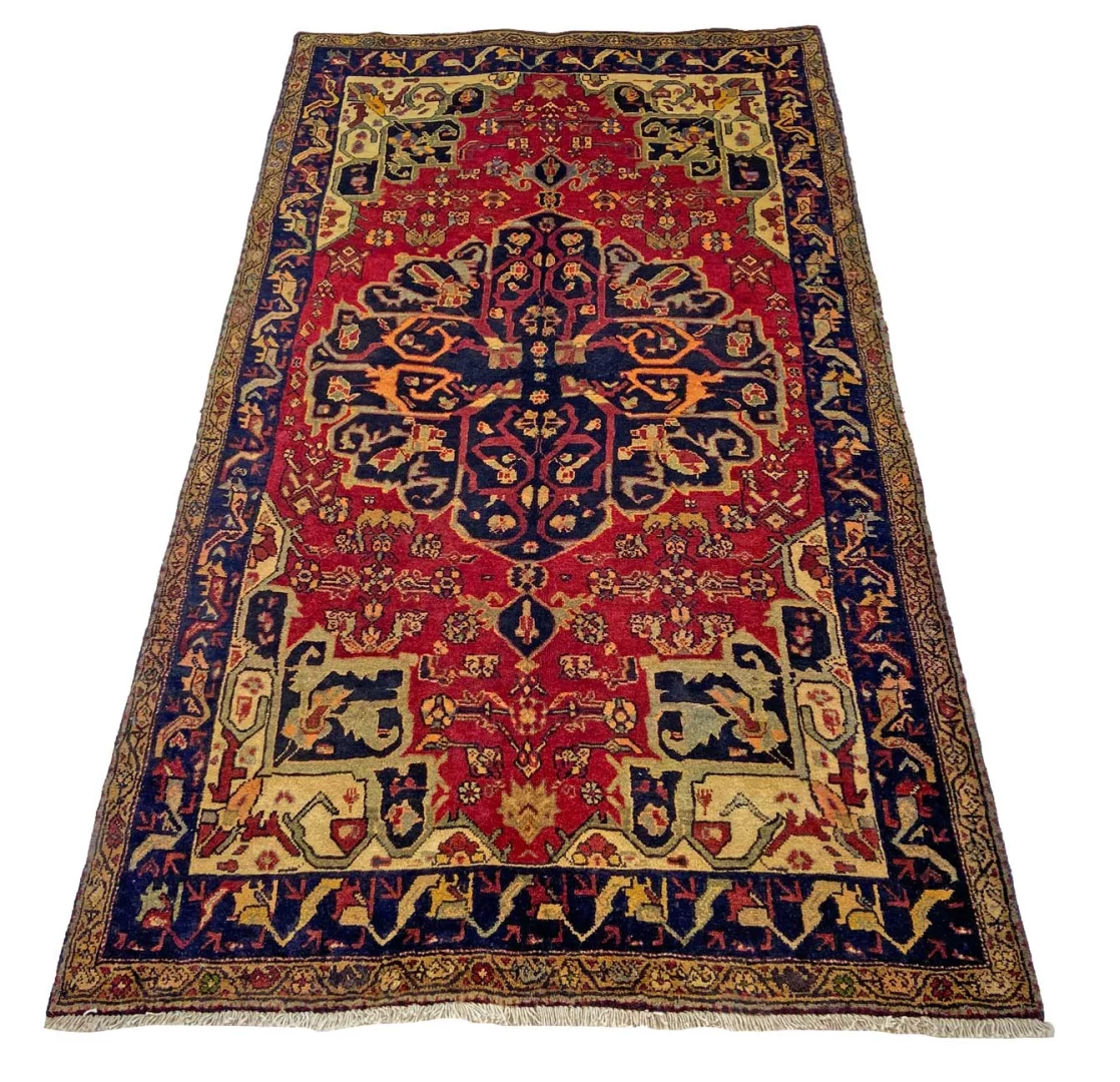 Perserteppich aus Iran, 222 × 126 cm