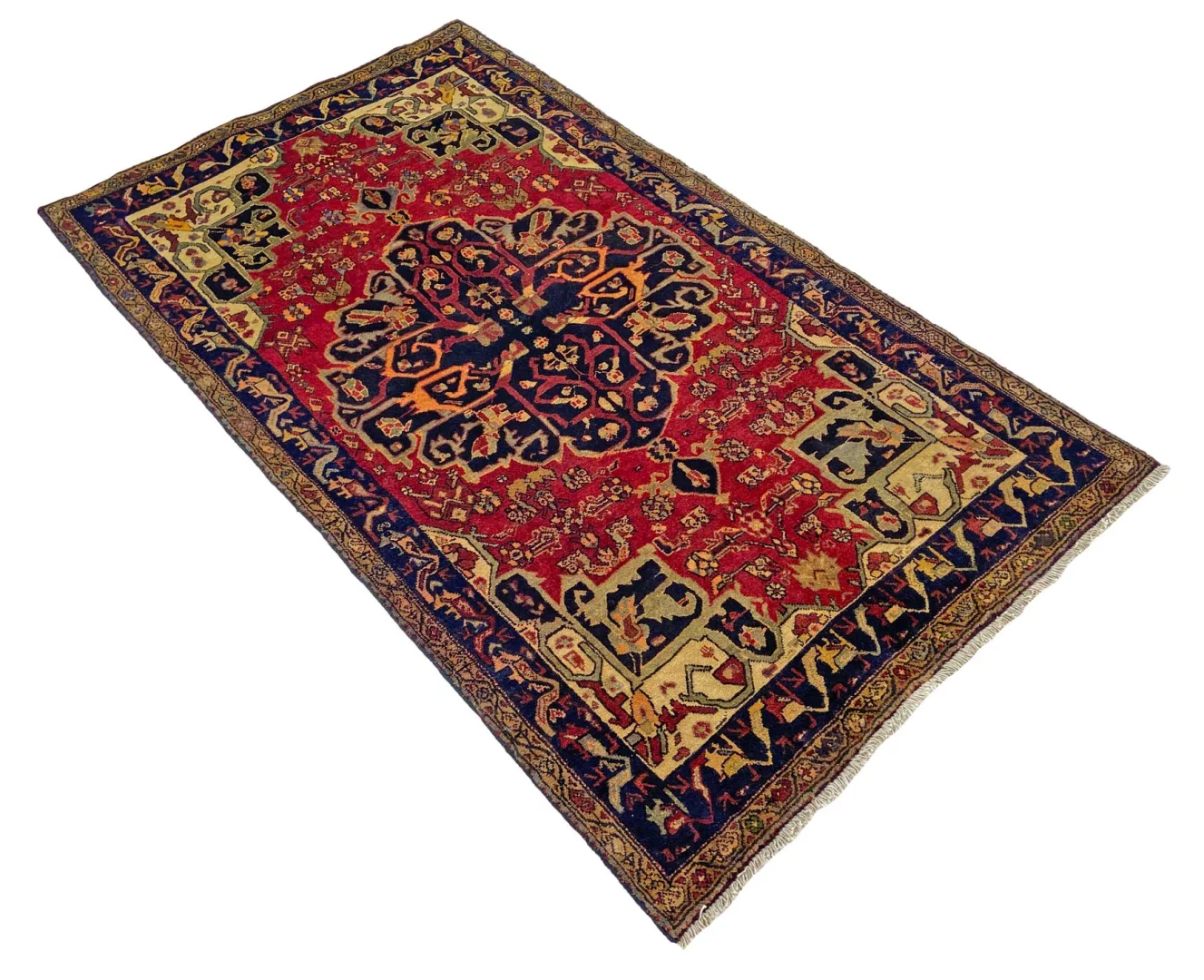 Perserteppich aus Iran, 222 × 126 cm