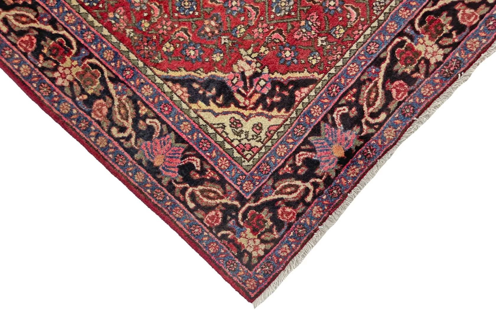 Handgeknüpfter Perserteppich, 235 × 131 cm, Wolle