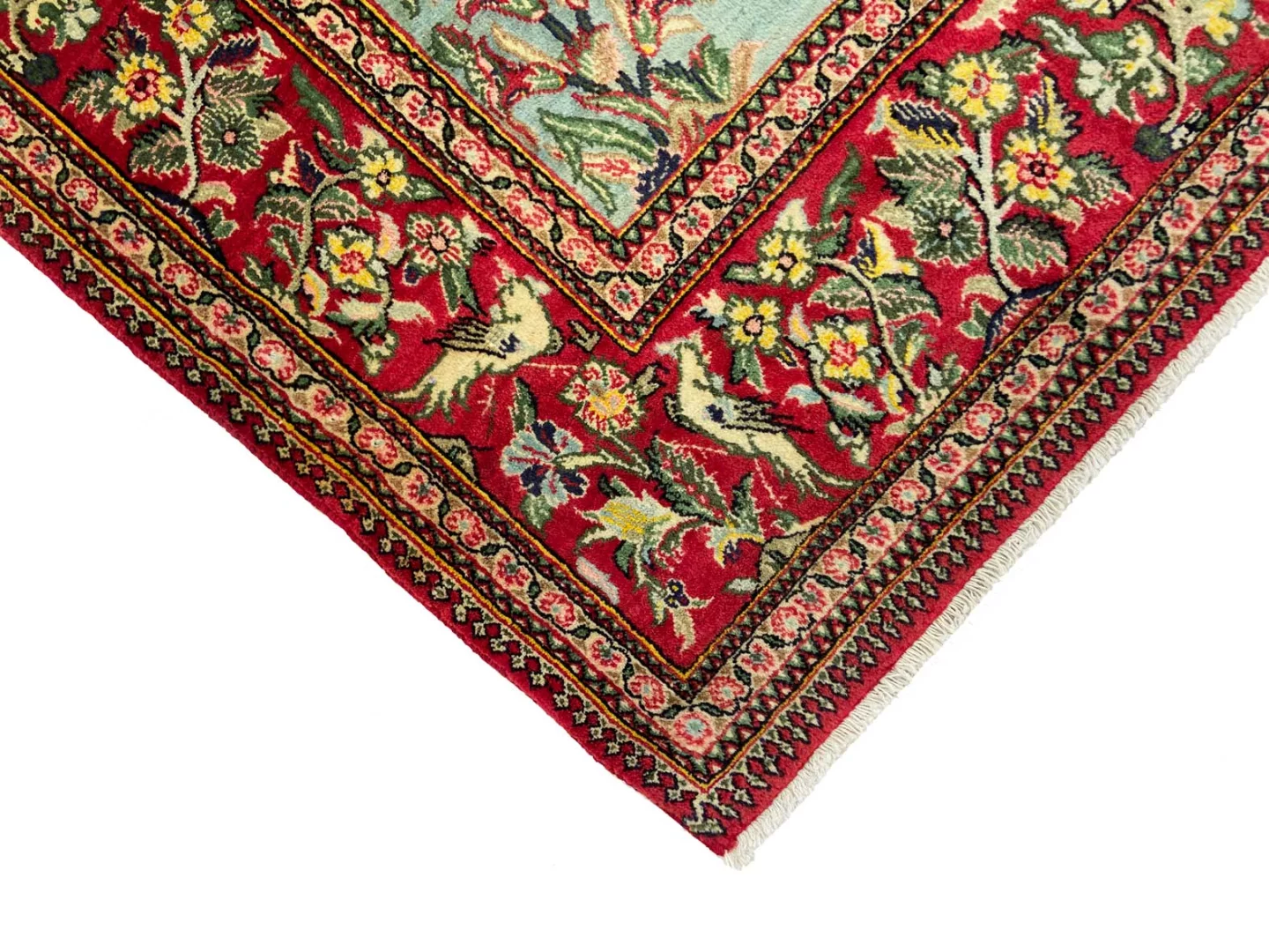 Handgeknüpfter Ghom Perserteppich 253 × 166 cm