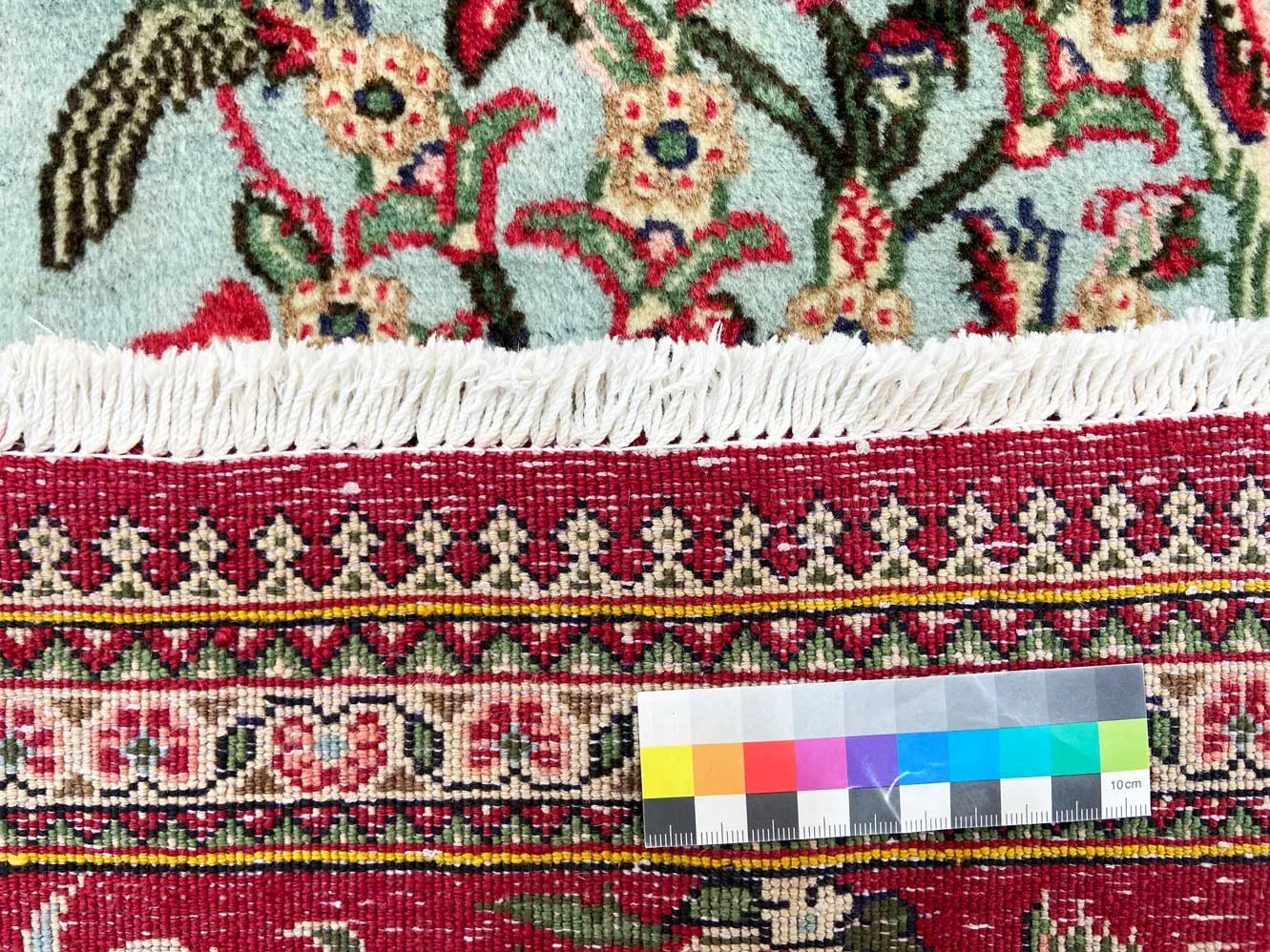 Handgeknüpfter Ghom Perserteppich 253 × 166 cm