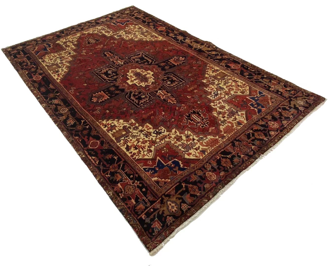 Handgeknüpfter Heriz Perserteppich, 324 × 209 cm, Wolle