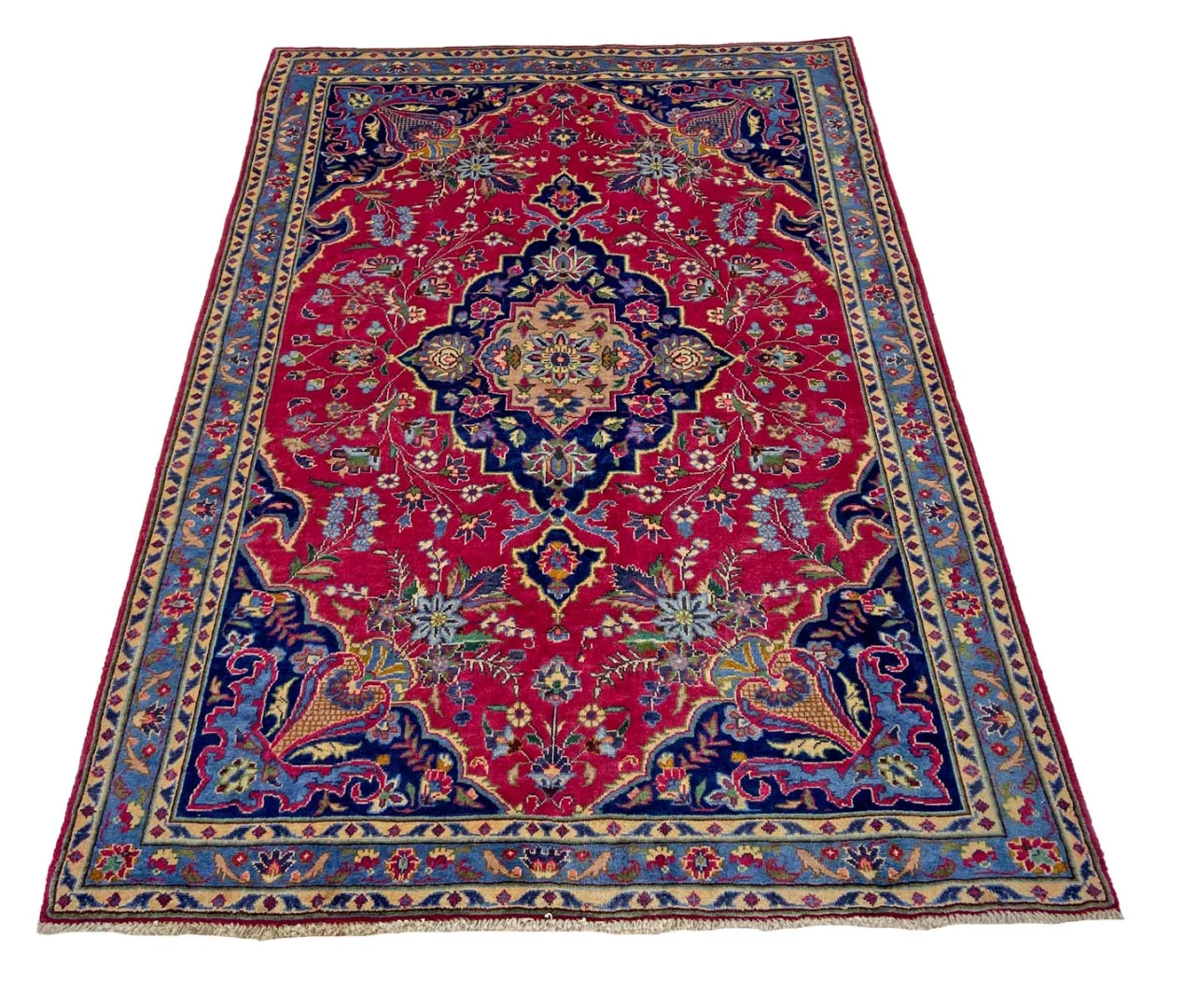 Kashmar Perserteppich aus Iran, 182 × 127 cm