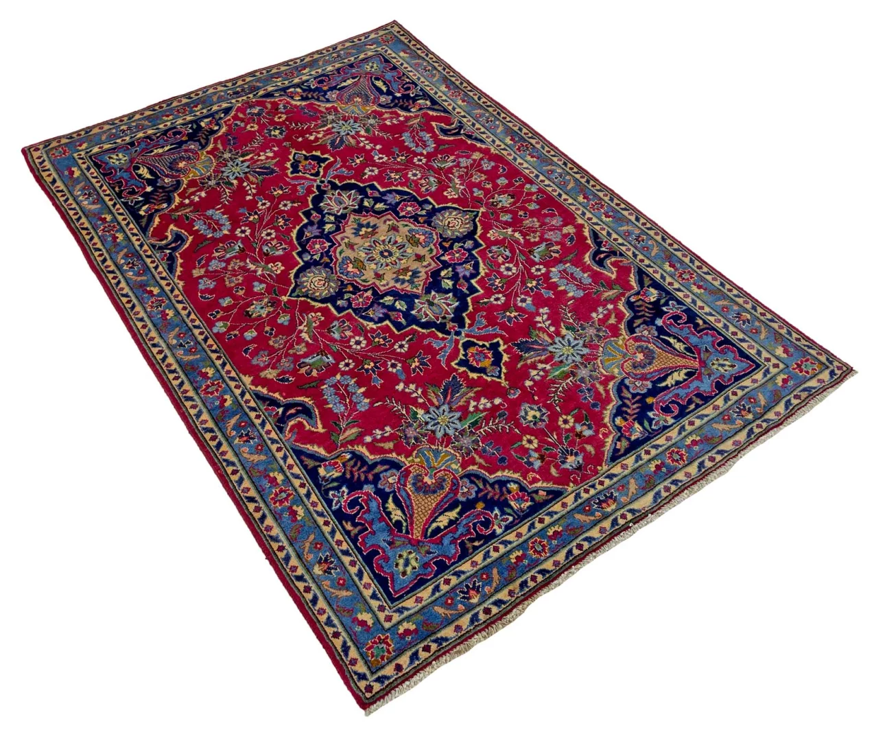 Kashmar Perserteppich aus Iran, 182 × 127 cm