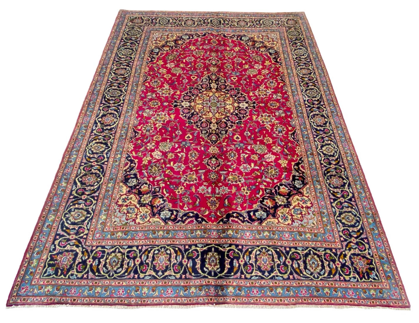 Kashmar Perserteppich 290 × 204 cm aus Wolle, handgeknüpft