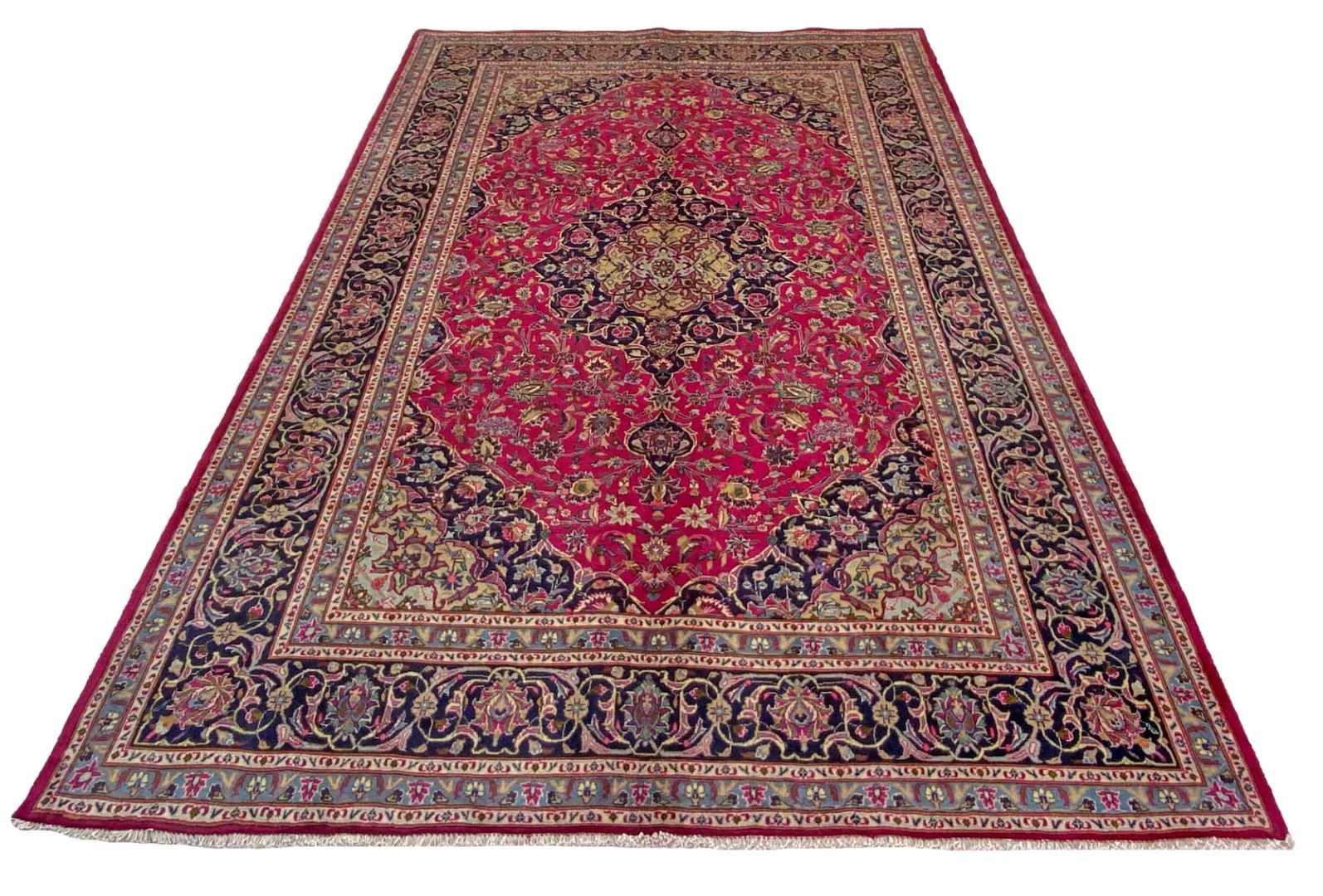Handgeknüpfter Kashmar Perserteppich, 297 × 199 cm, Wolle
