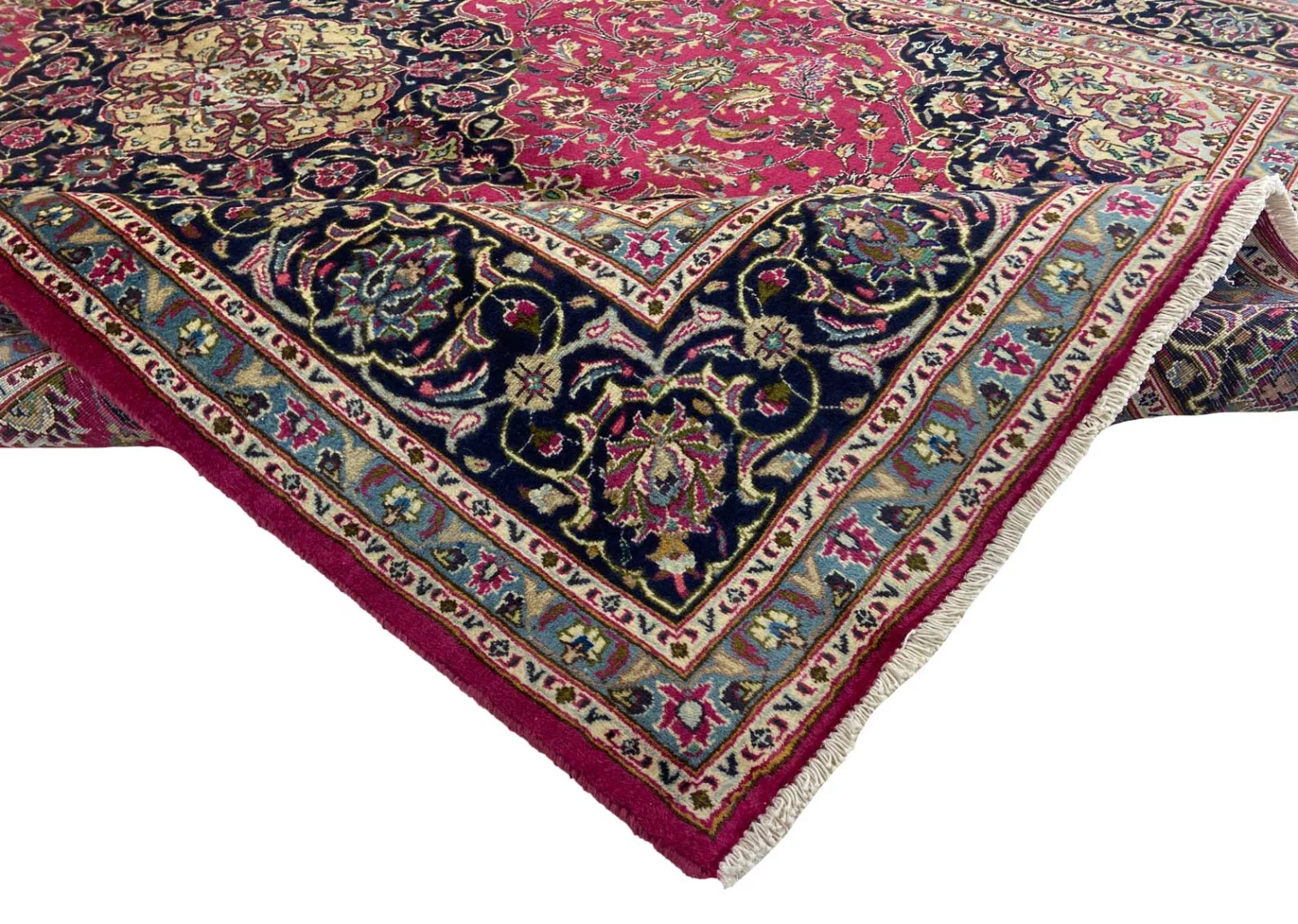 Handgeknüpfter Kashmar Perserteppich, 297 × 199 cm, Wolle