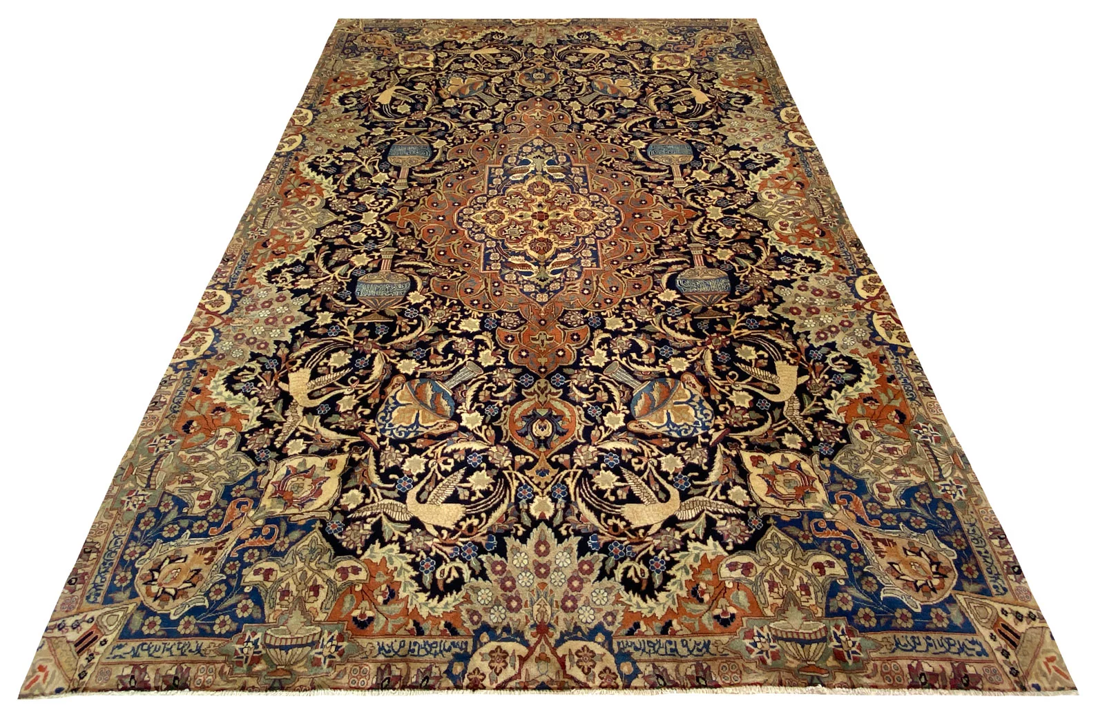 Kashmar Perserteppich 339 × 242 cm aus Wolle, handgeknüpft