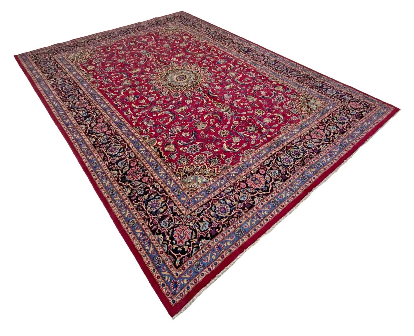 Handgeknüpfter Kashmar Perserteppich 345 × 256 cm