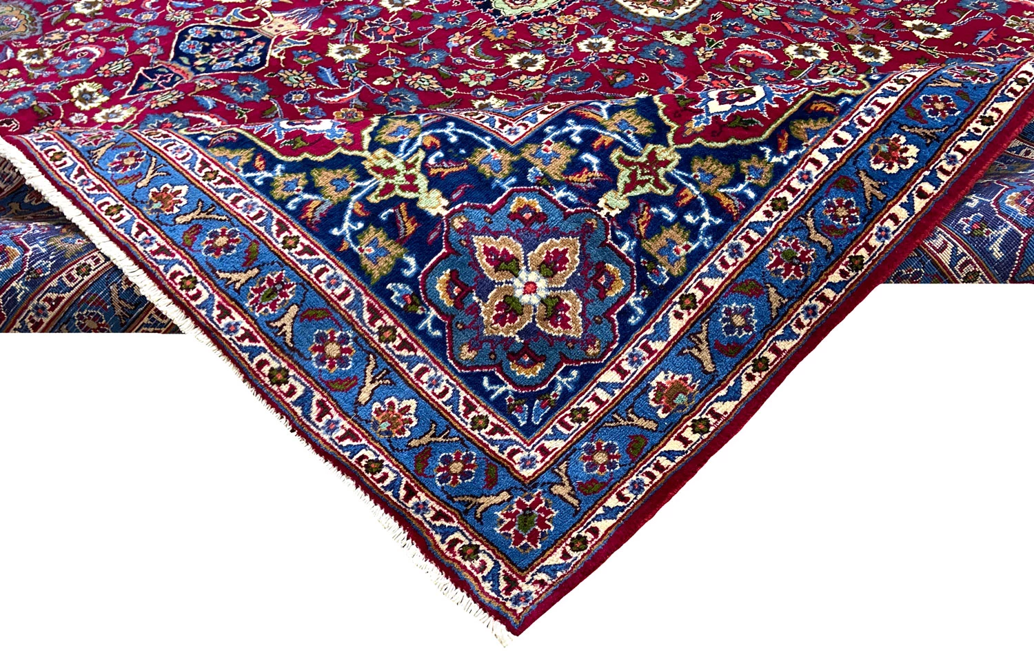 Kashmar Perserteppich 386 × 309 cm aus Wolle, handgeknüpft