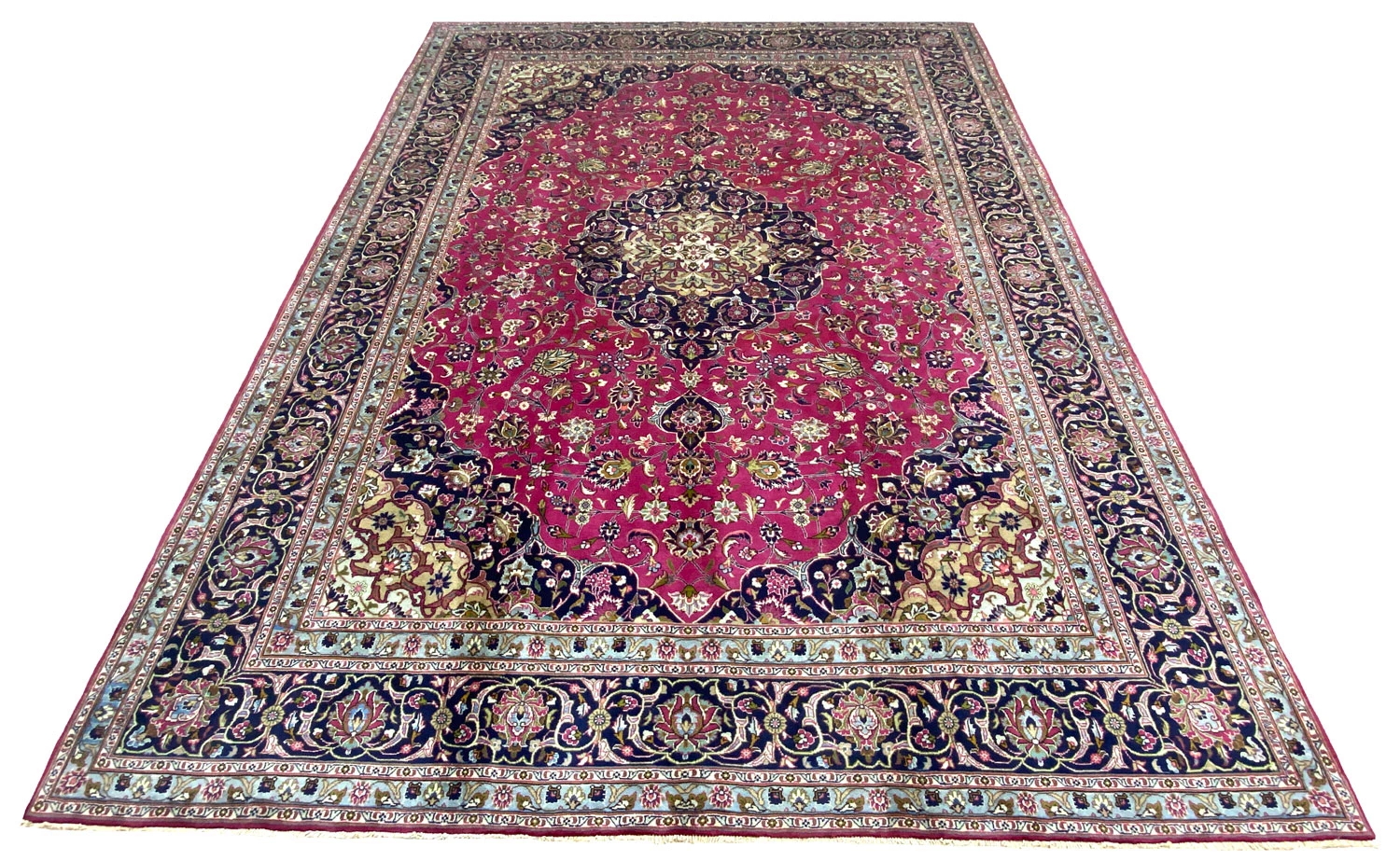 Kashmar Perserteppich 392 × 296 cm aus Wolle, handgeknüpft
