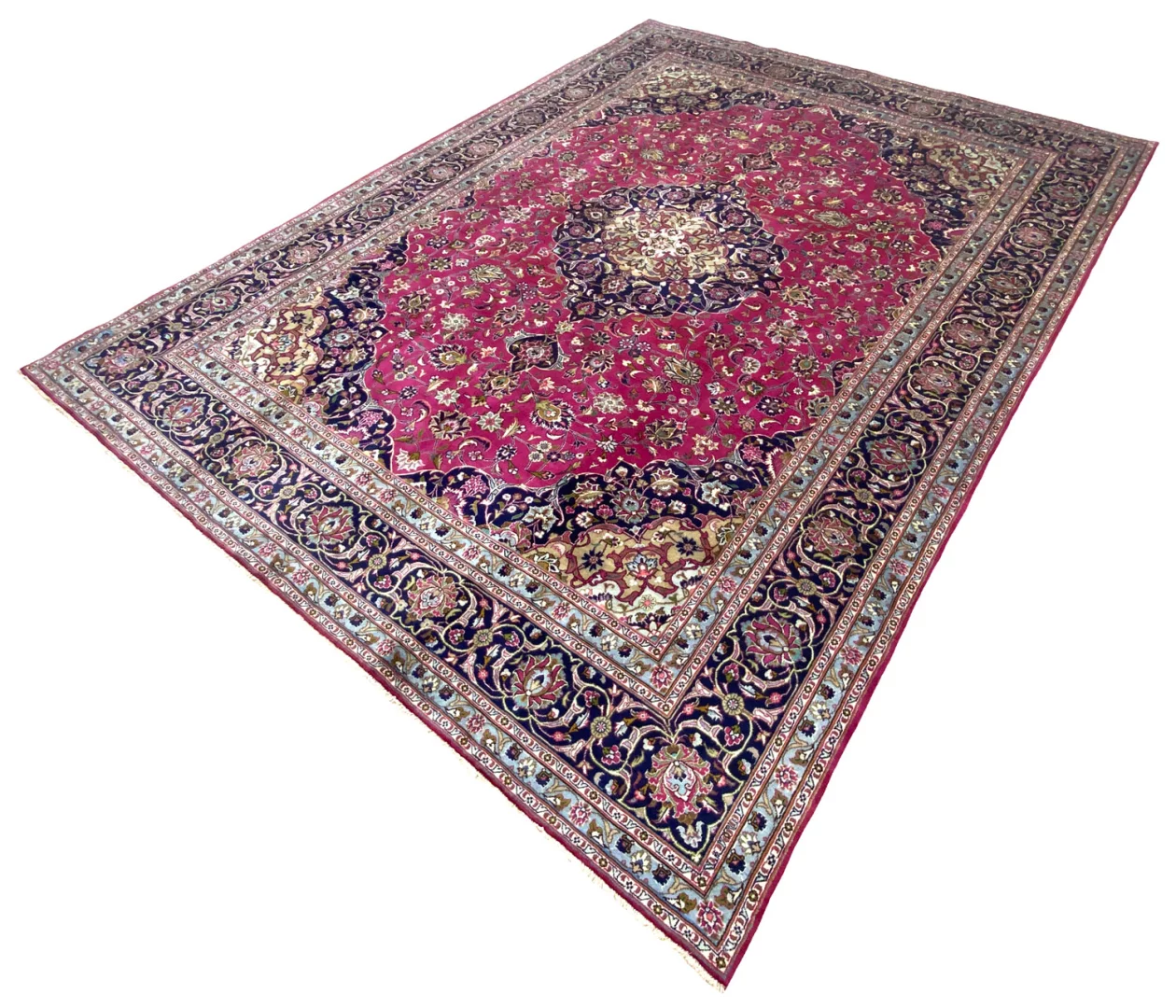 Kashmar Perserteppich 392 × 296 cm aus Wolle, handgeknüpft