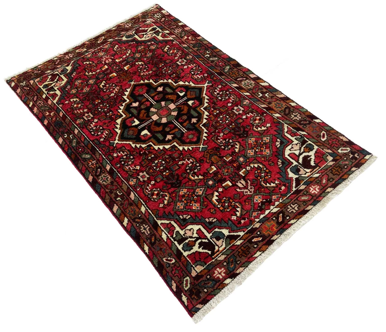 Perserteppich 147 × 98 cm aus Wolle, handgeknüpft