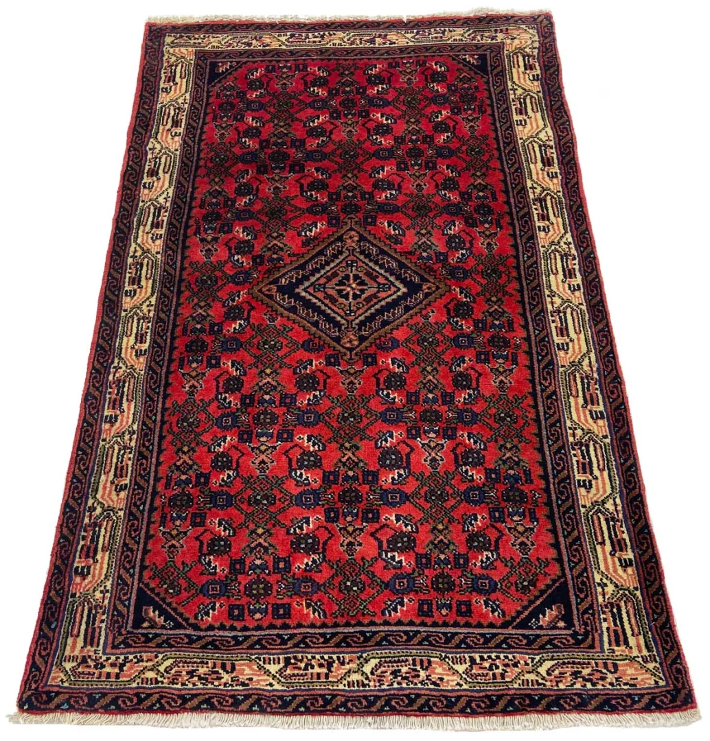 Perserteppich 155 × 98 cm aus Wolle, handgeknüpft