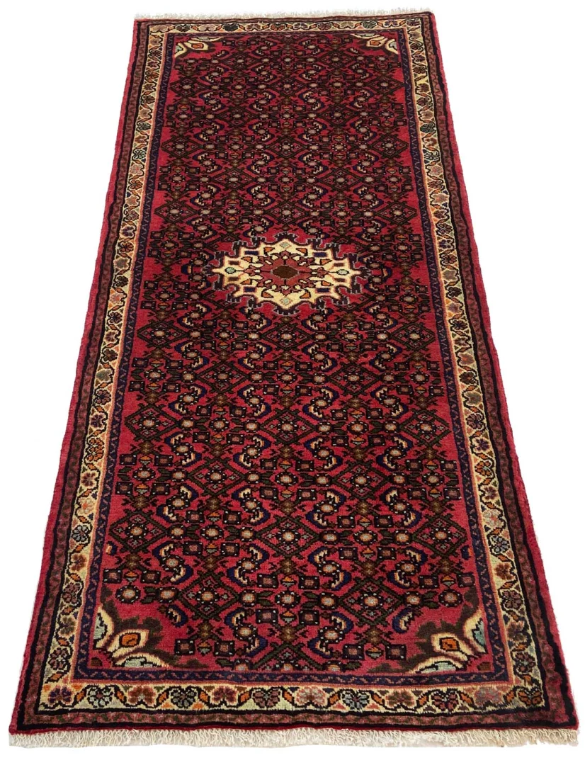 Perserteppich 177 × 81 cm aus Wolle, handgeknüpft