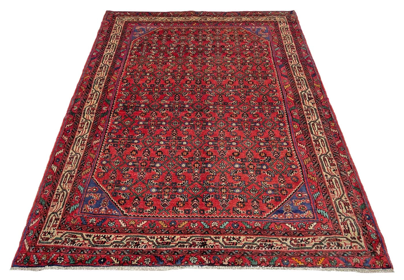Handgeknüpfter Perserteppich, 215 × 158 cm, Wolle