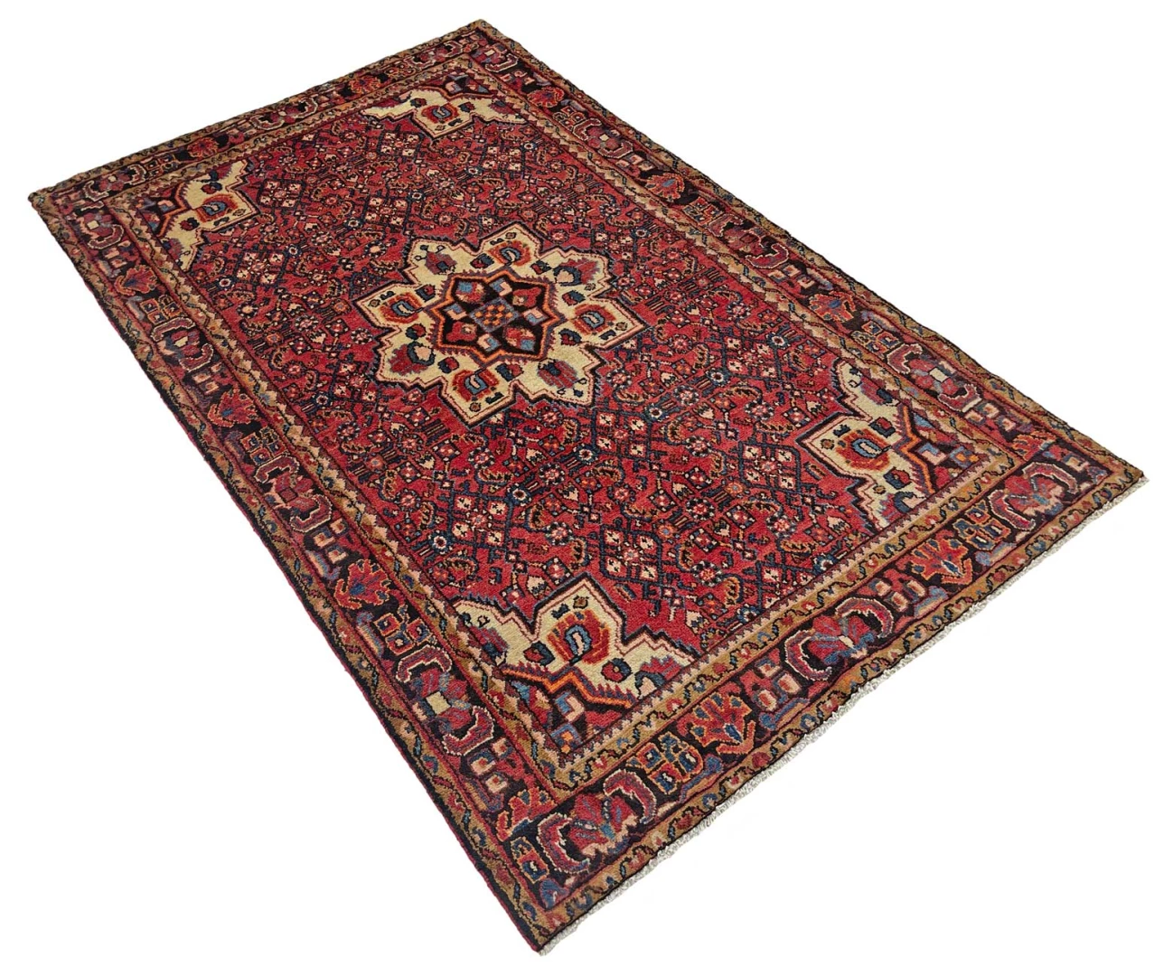 Perserteppich 232 × 142 cm aus Wolle, handgeknüpft