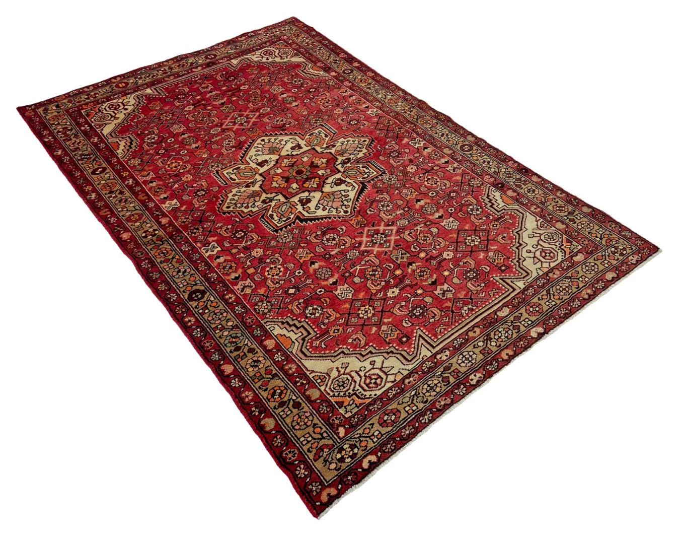 Handgeknüpfter Perserteppich, 232 × 156 cm, Wolle