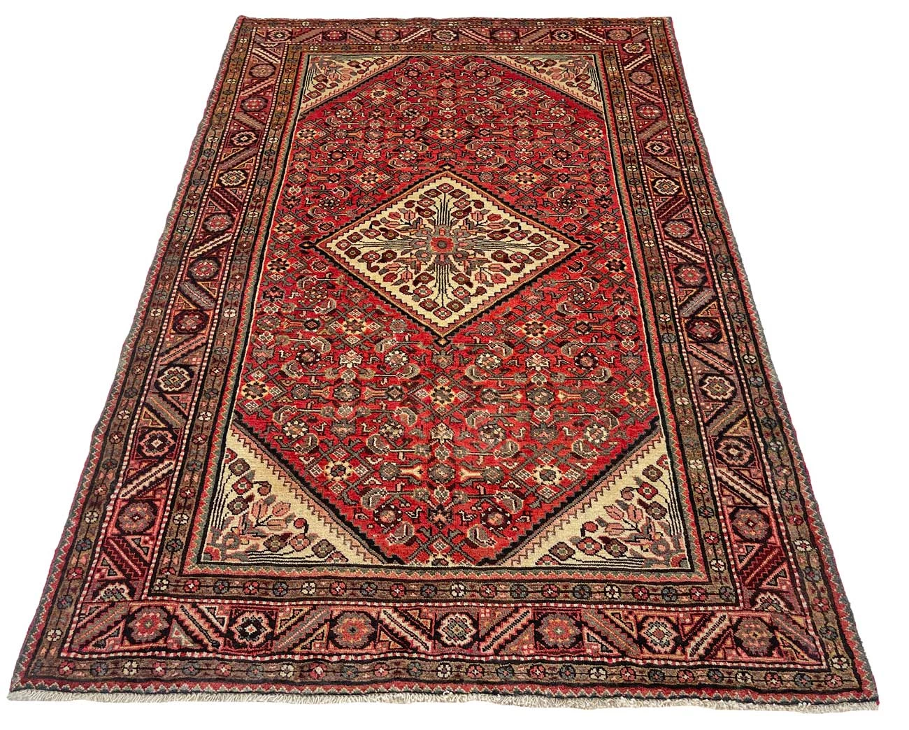 Handgeknüpfter Perserteppich, 239 × 156 cm, Wolle