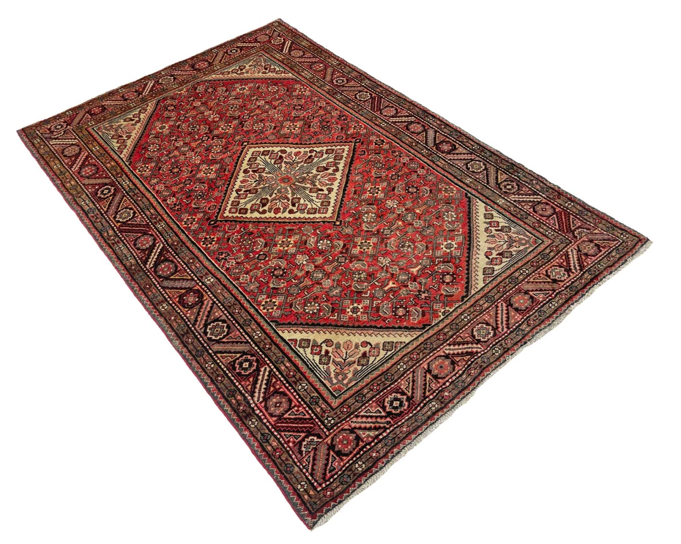 Handgeknüpfter Perserteppich, 239 × 156 cm, Wolle