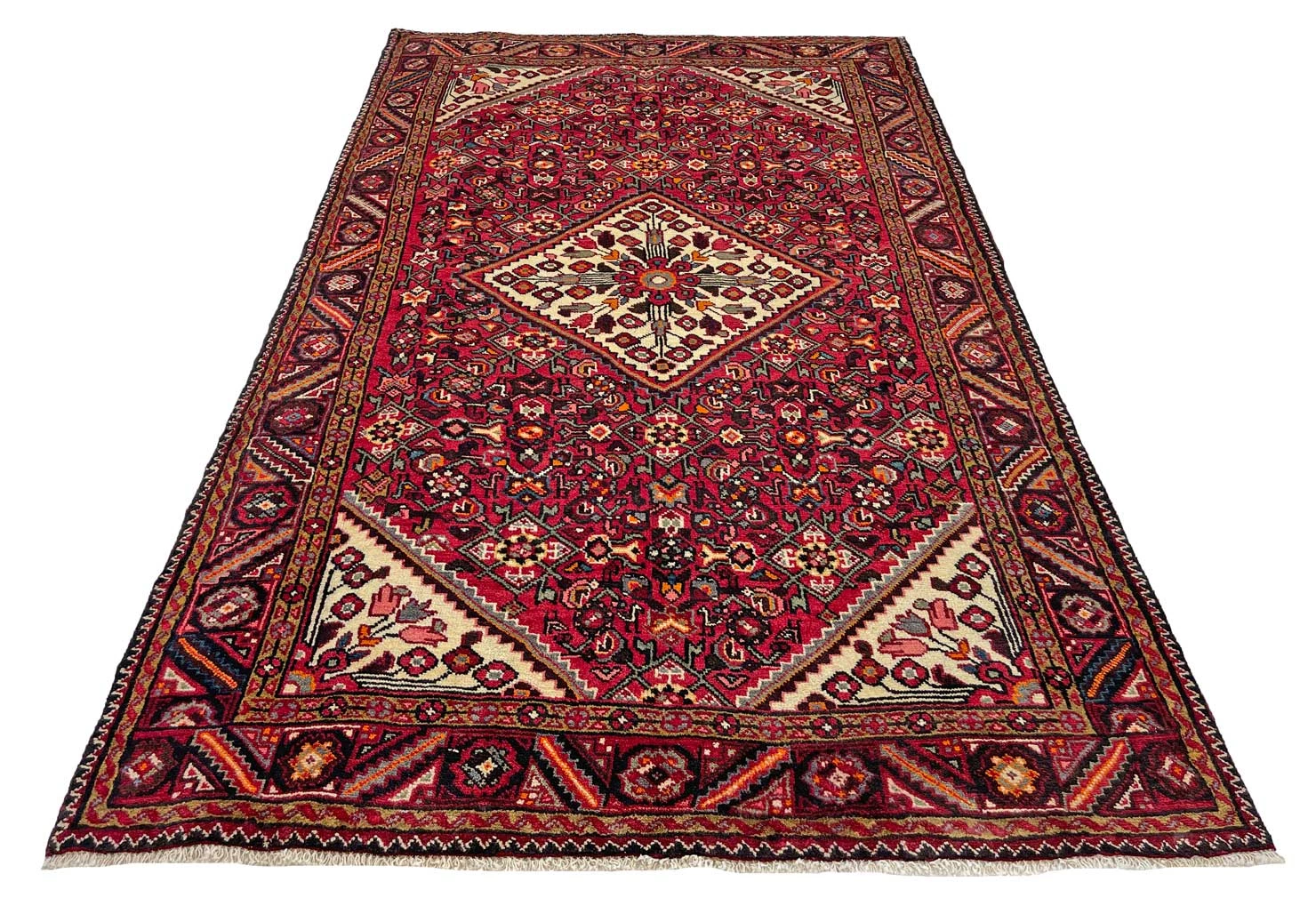 Perserteppich 265 × 166 cm aus Wolle, handgeknüpft