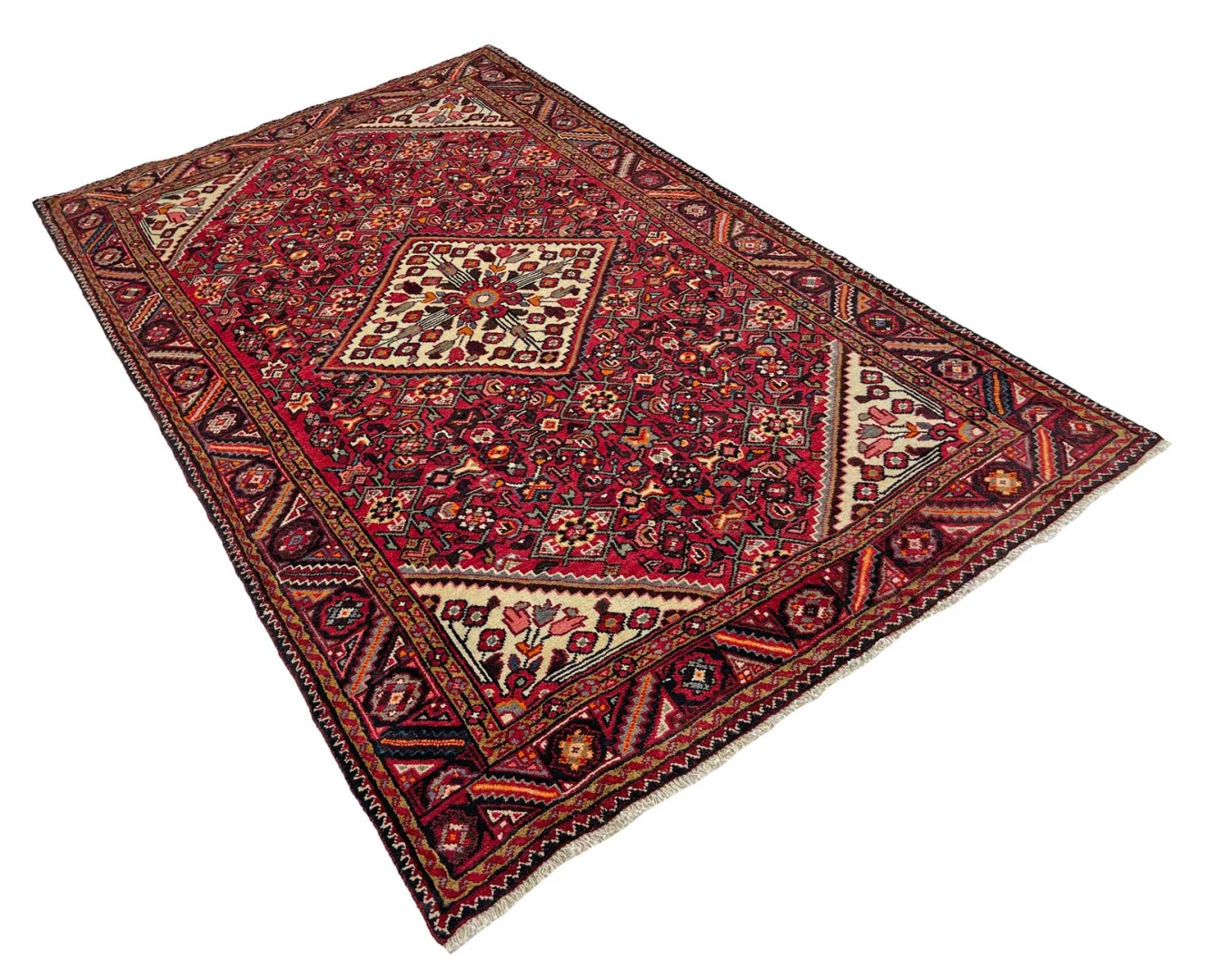 Perserteppich 265 × 166 cm aus Wolle, handgeknüpft
