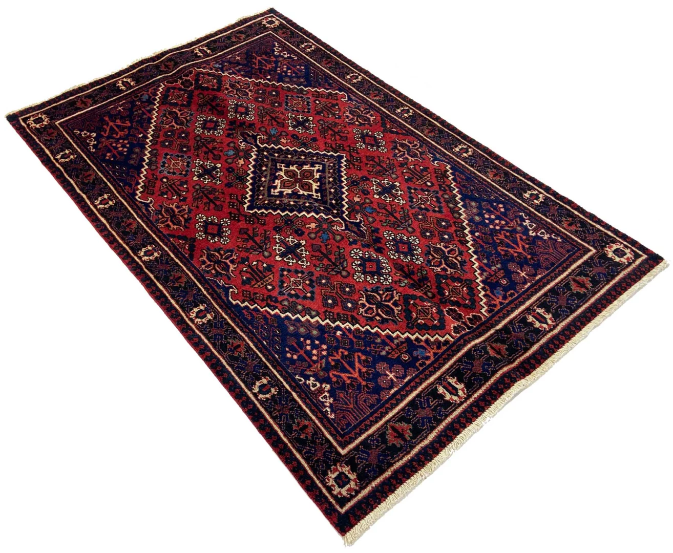 Orientteppich 206 × 131 cm aus Wolle, handgeknüpft