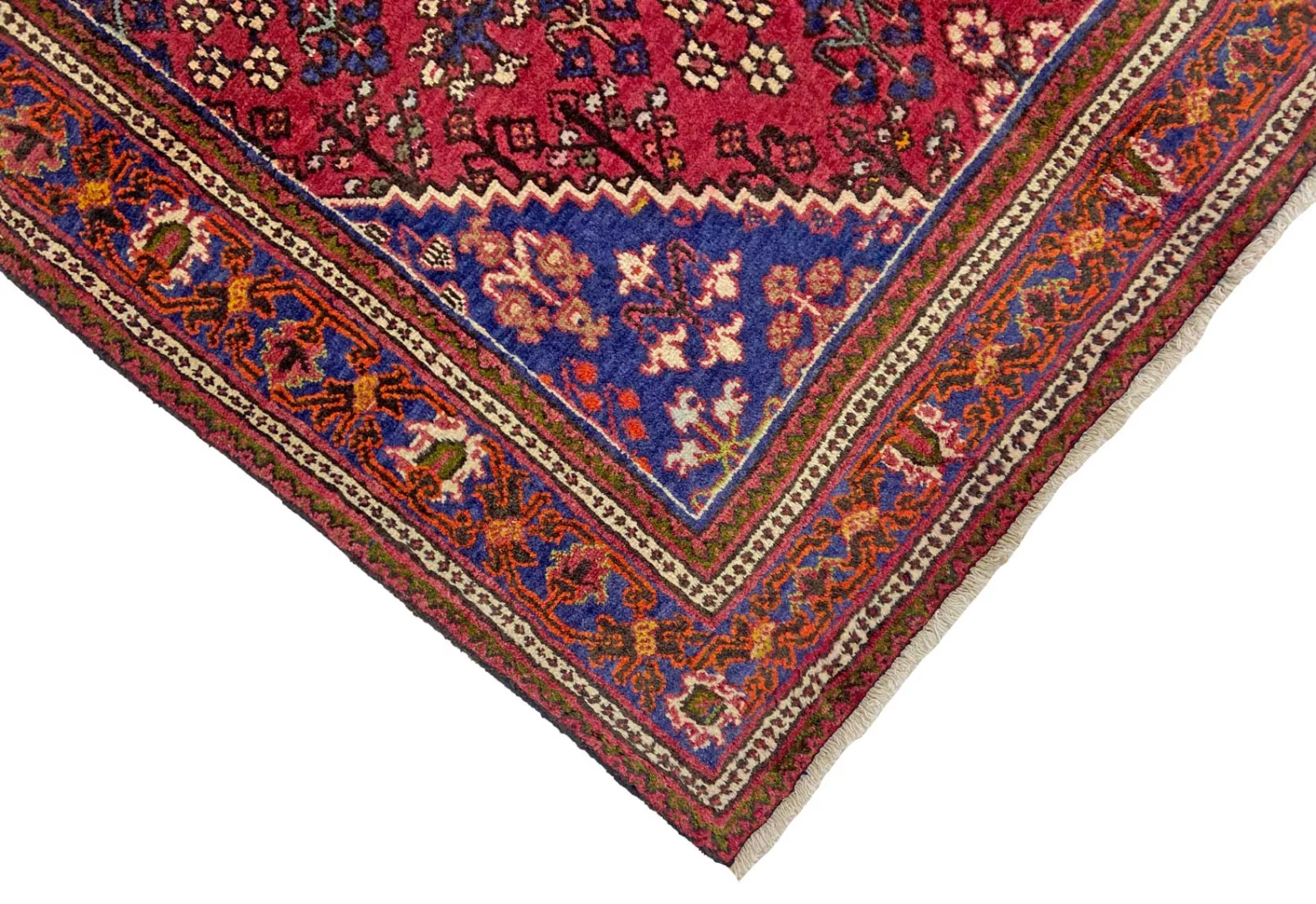 Handgeknüpfter Orientteppich, 225 × 128 cm, Wolle