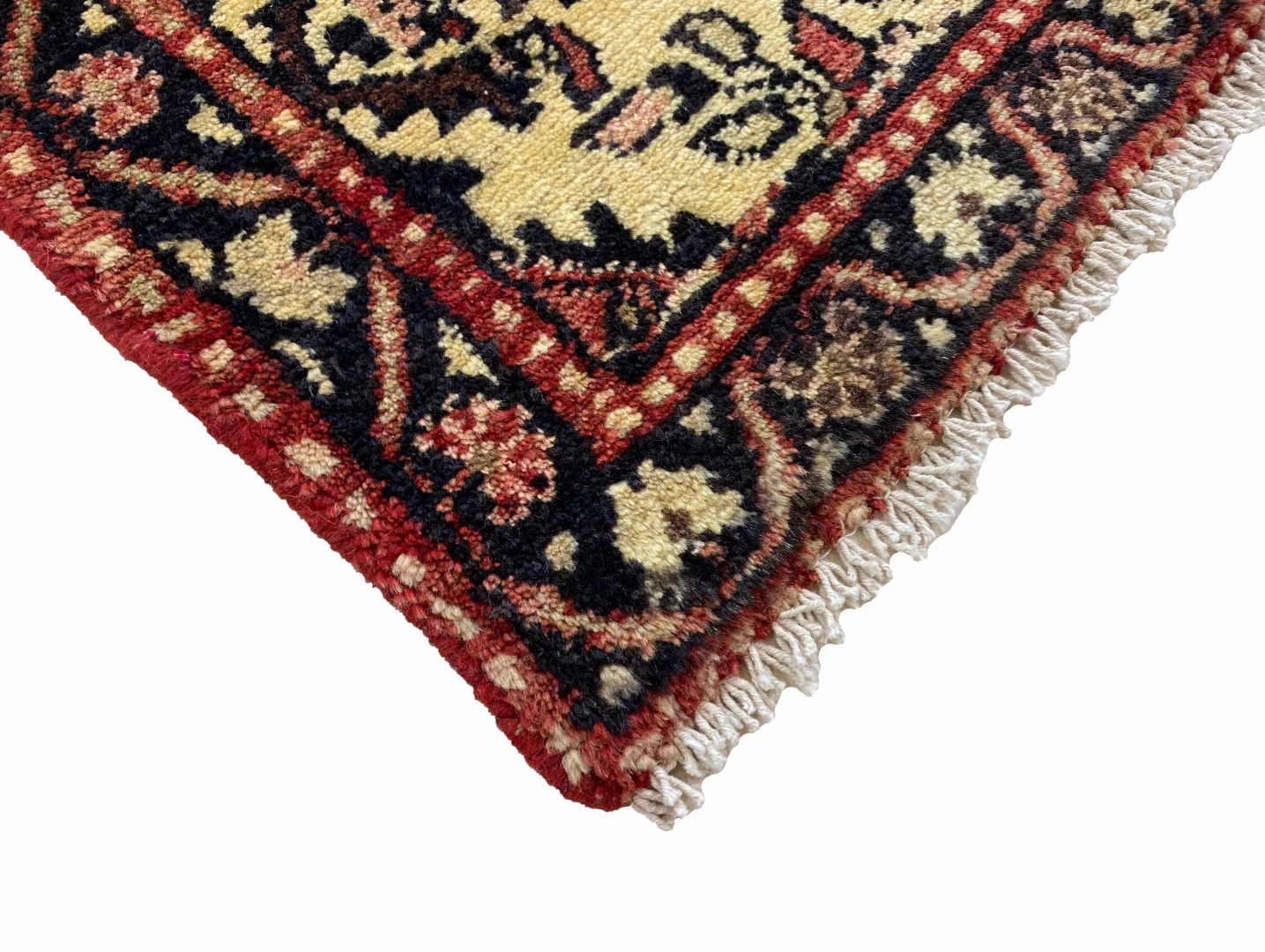 Handgeknüpfter Hamadan Perserteppich 145 × 53 cm