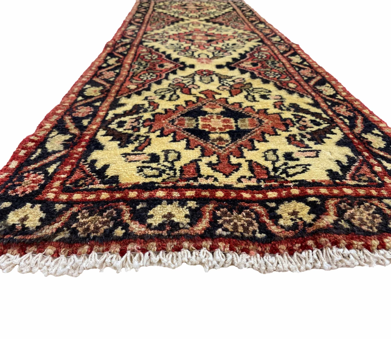 Handgeknüpfter Hamadan Perserteppich 145 × 53 cm