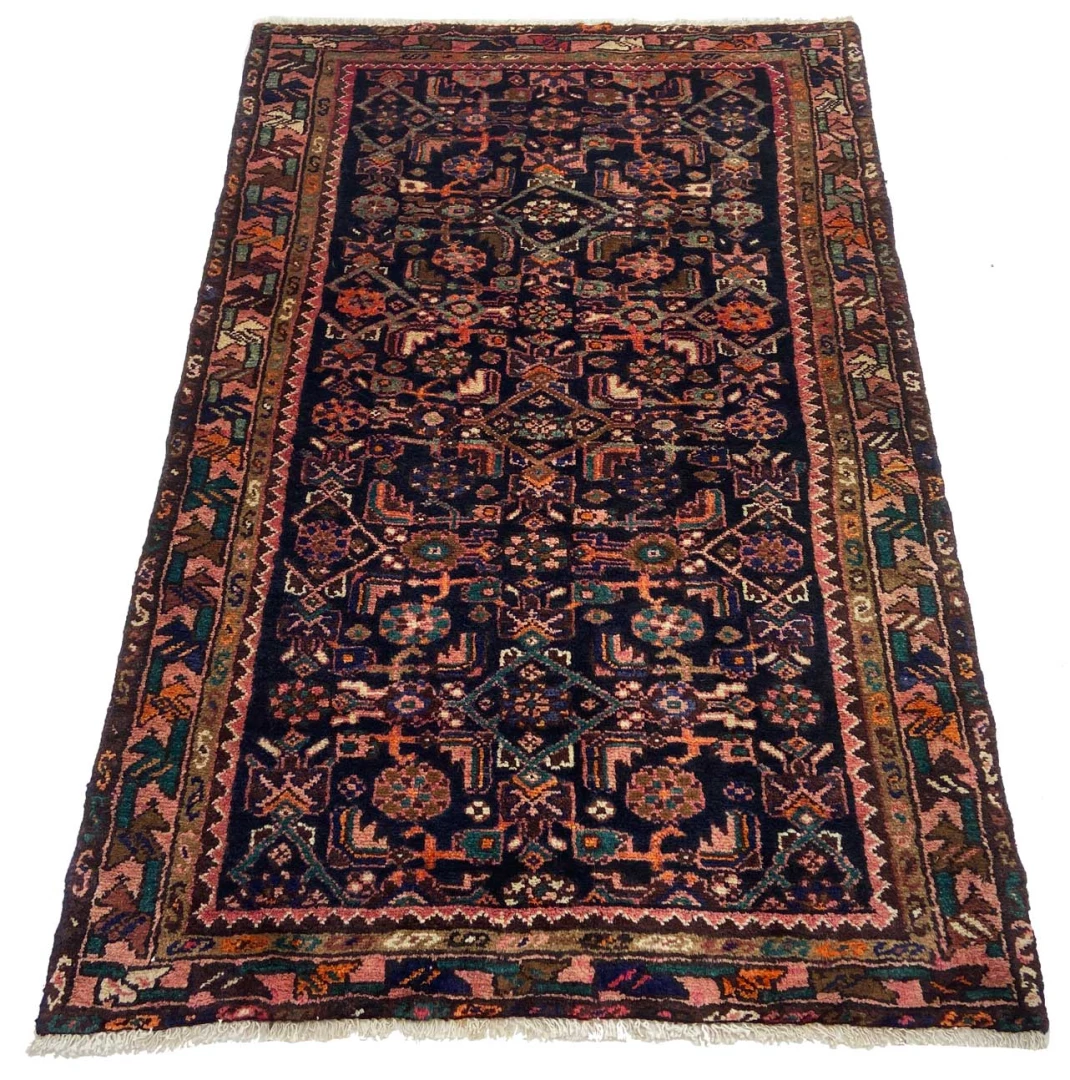 Handgeknüpfter Hamadan Perserteppich 151 × 97 cm