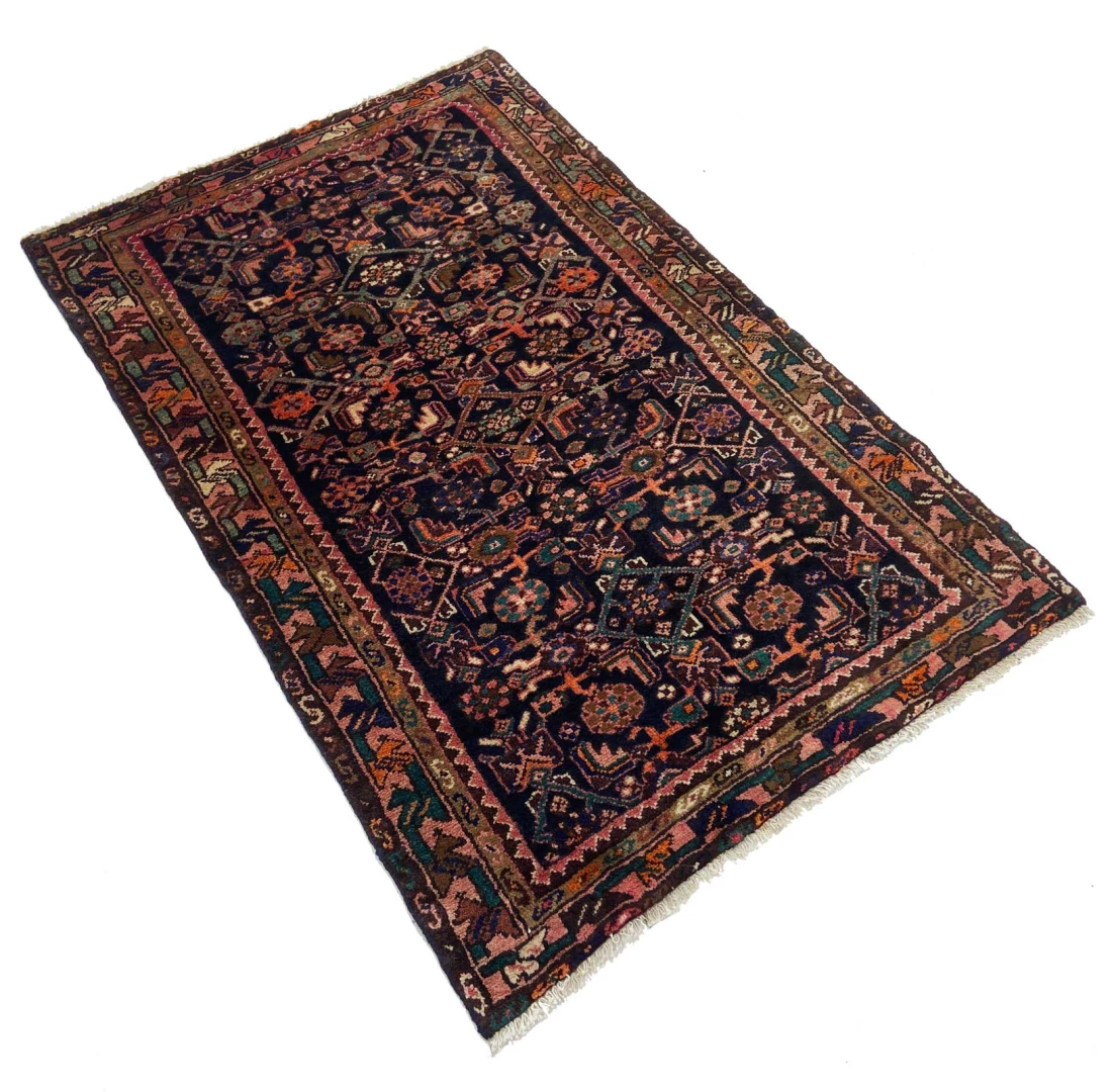 Handgeknüpfter Hamadan Perserteppich 151 × 97 cm