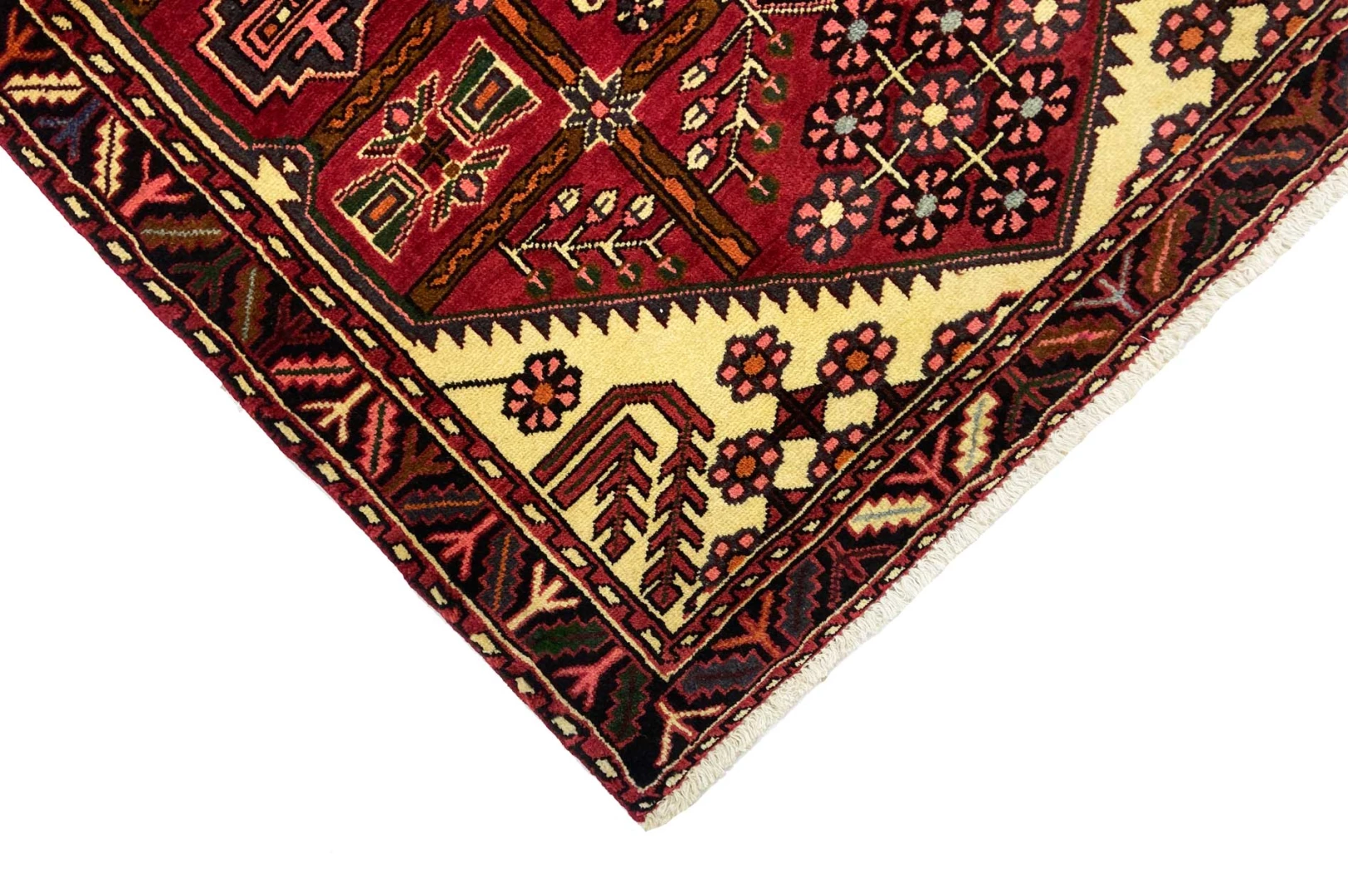 Hamadan Perserteppich 152 × 108 cm aus Wolle, handgeknüpft