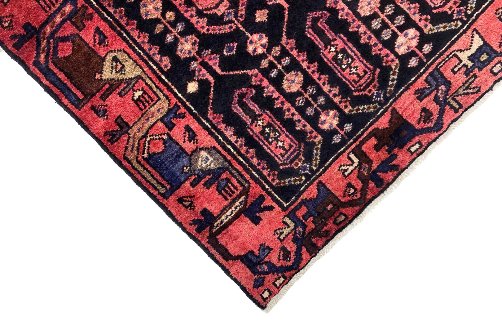 Hamadan Perserteppich 154 × 102 cm aus Wolle, handgeknüpft