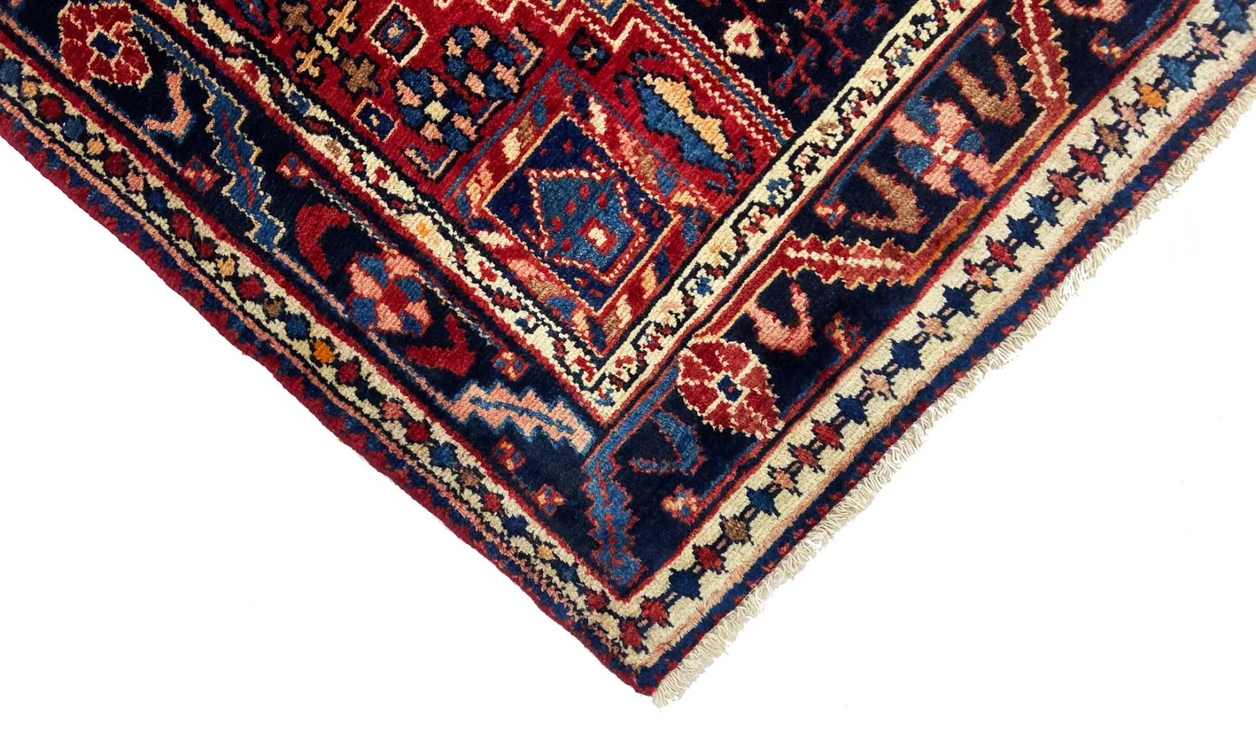 Handgeknüpfter Hamadan Perserteppich, 160 × 111 cm, Wolle