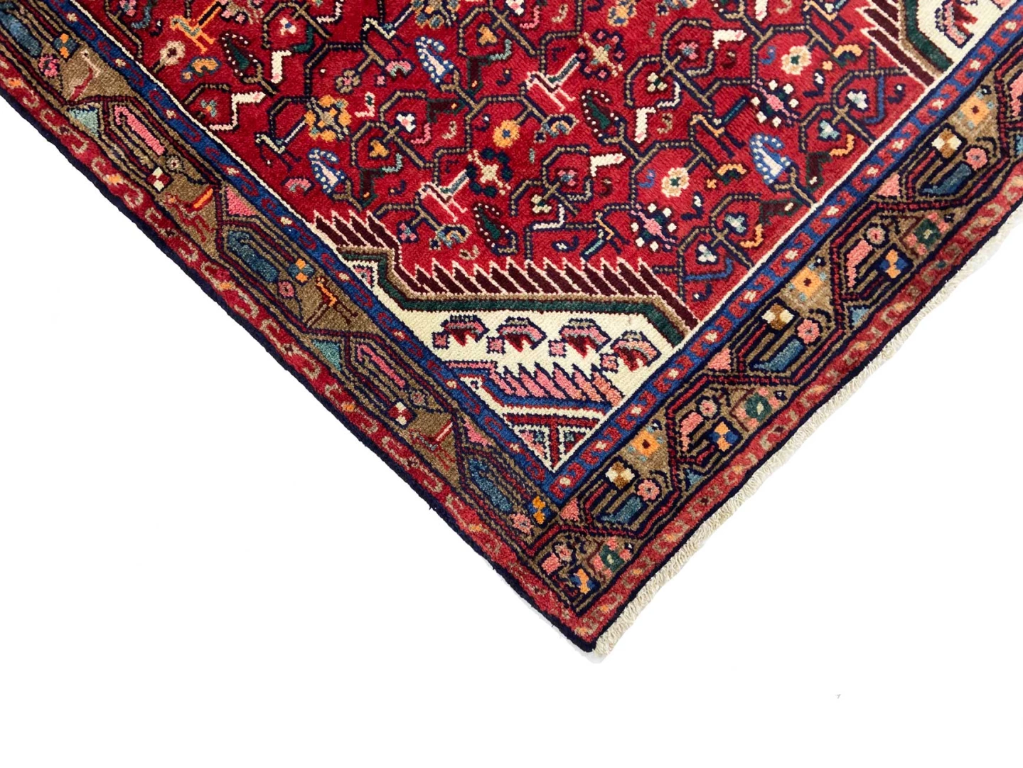 Hamadan Perserteppich 176 × 104 cm aus Wolle, handgeknüpft