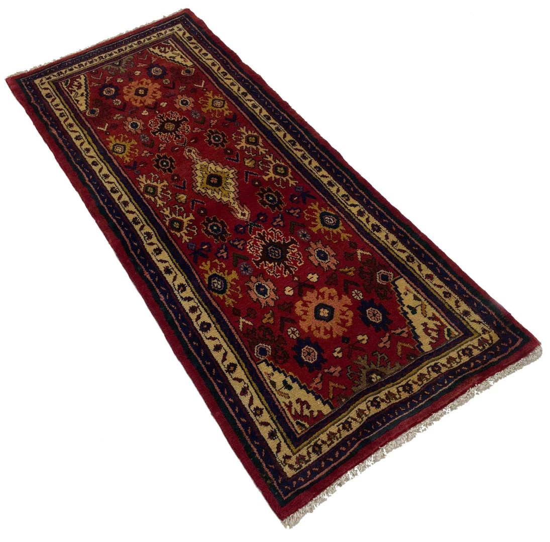 Hamadan Perserteppich aus Iran, 179 × 76 cm