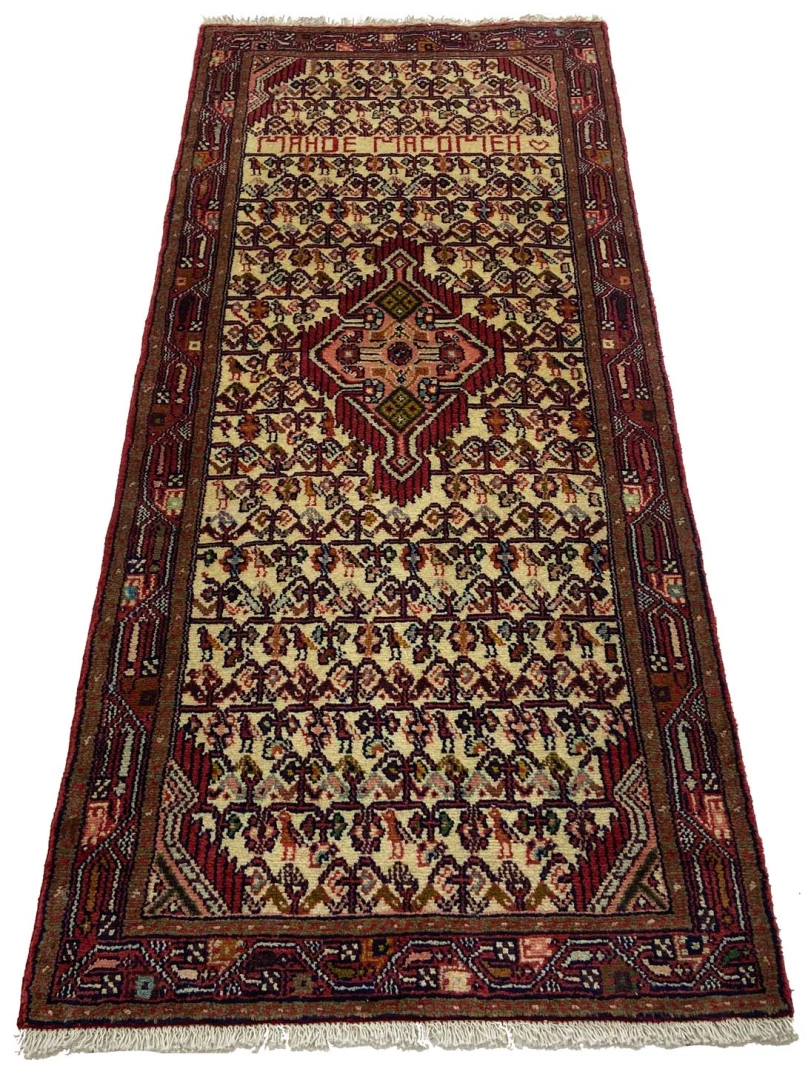 Hamadan Perserteppich aus Iran, 187 × 81 cm