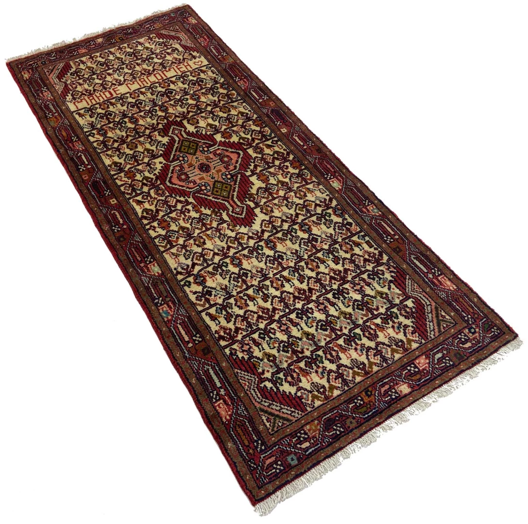 Hamadan Perserteppich aus Iran, 187 × 81 cm
